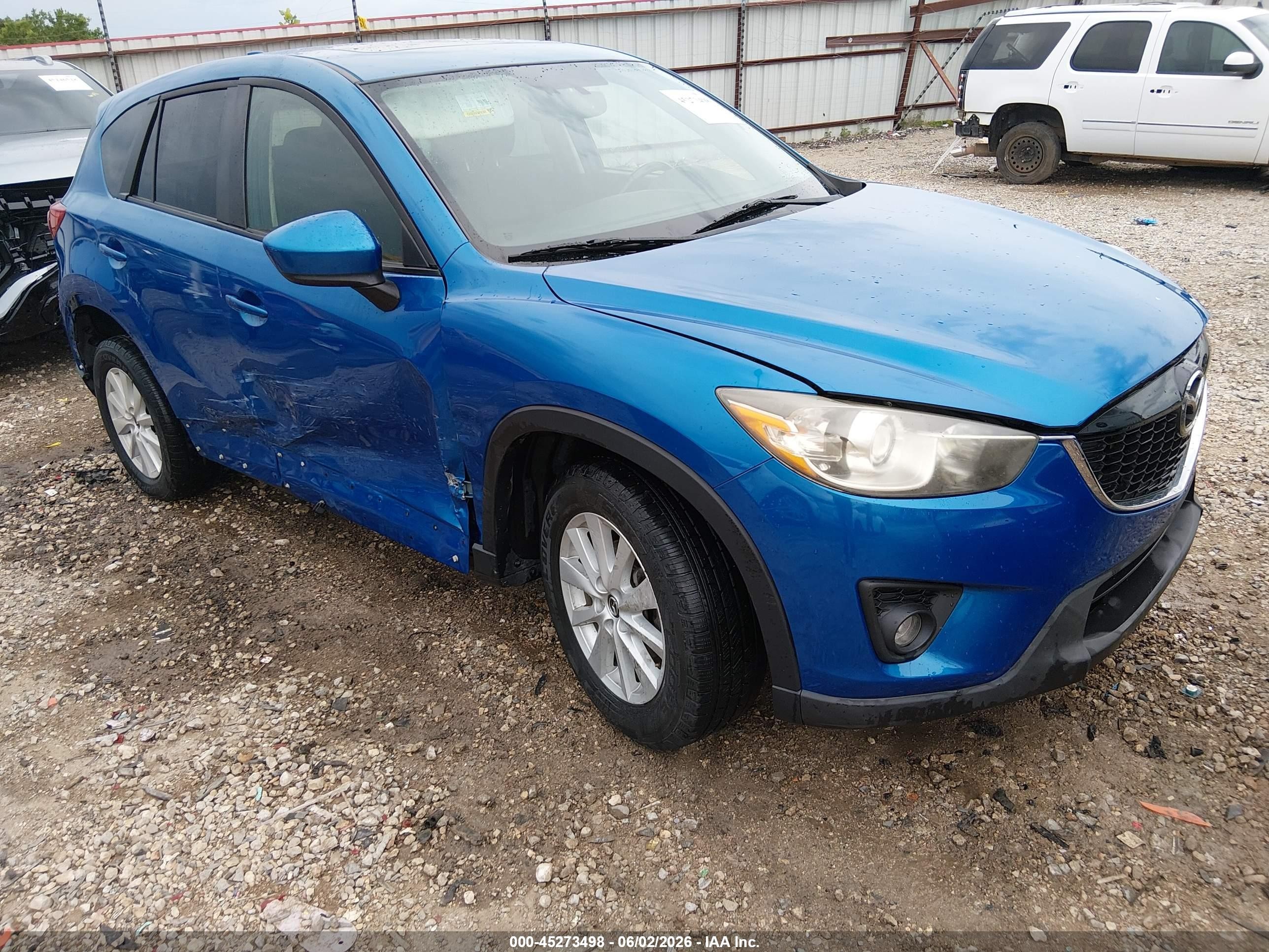2013 Mazda Cx-5 Touring Blue vin: JM3KE2CE6D0105698