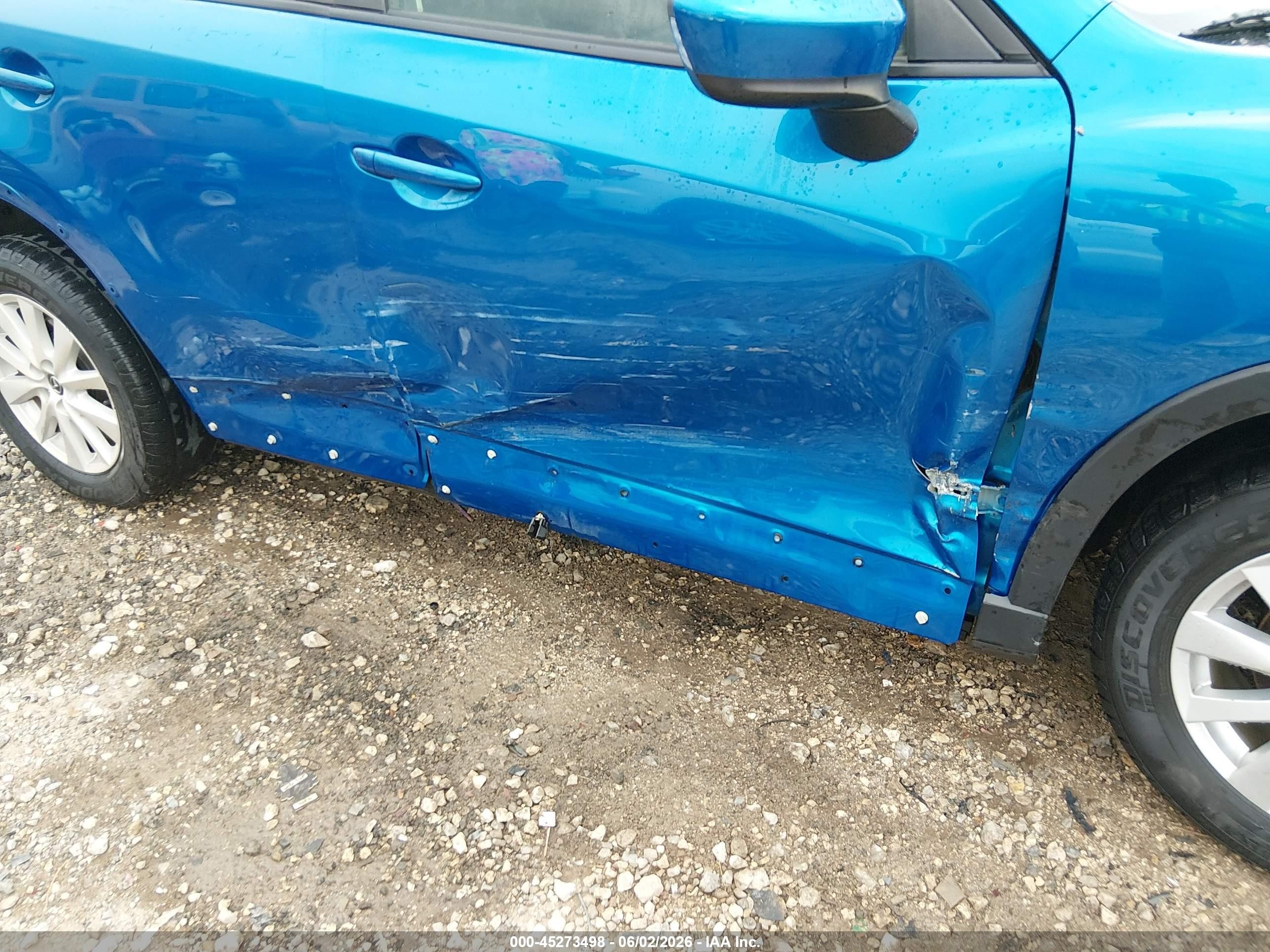 2013 Mazda Cx-5 Touring Blue vin: JM3KE2CE6D0105698
