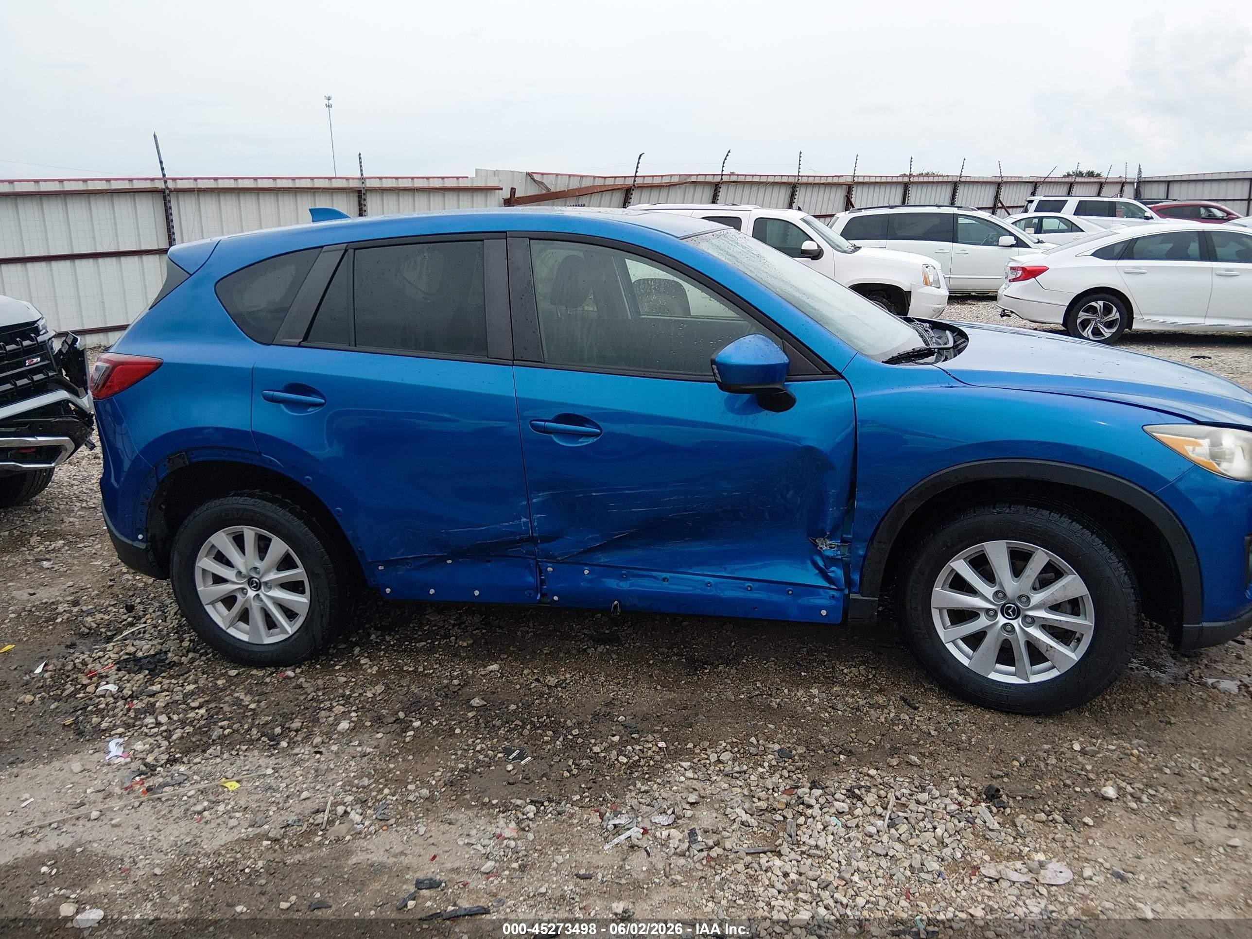2013 Mazda Cx-5 Touring Blue vin: JM3KE2CE6D0105698