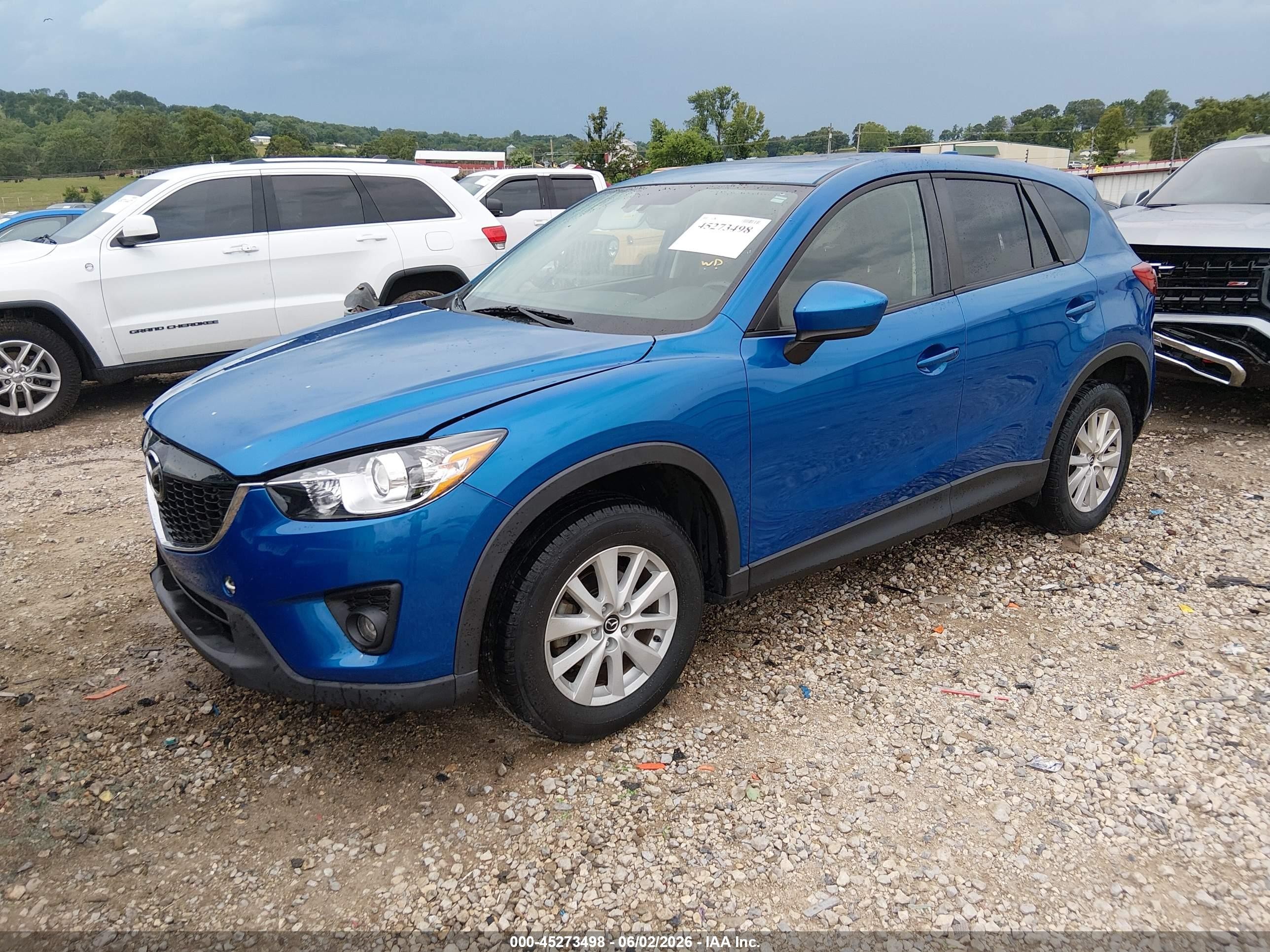 2013 Mazda Cx-5 Touring Blue vin: JM3KE2CE6D0105698