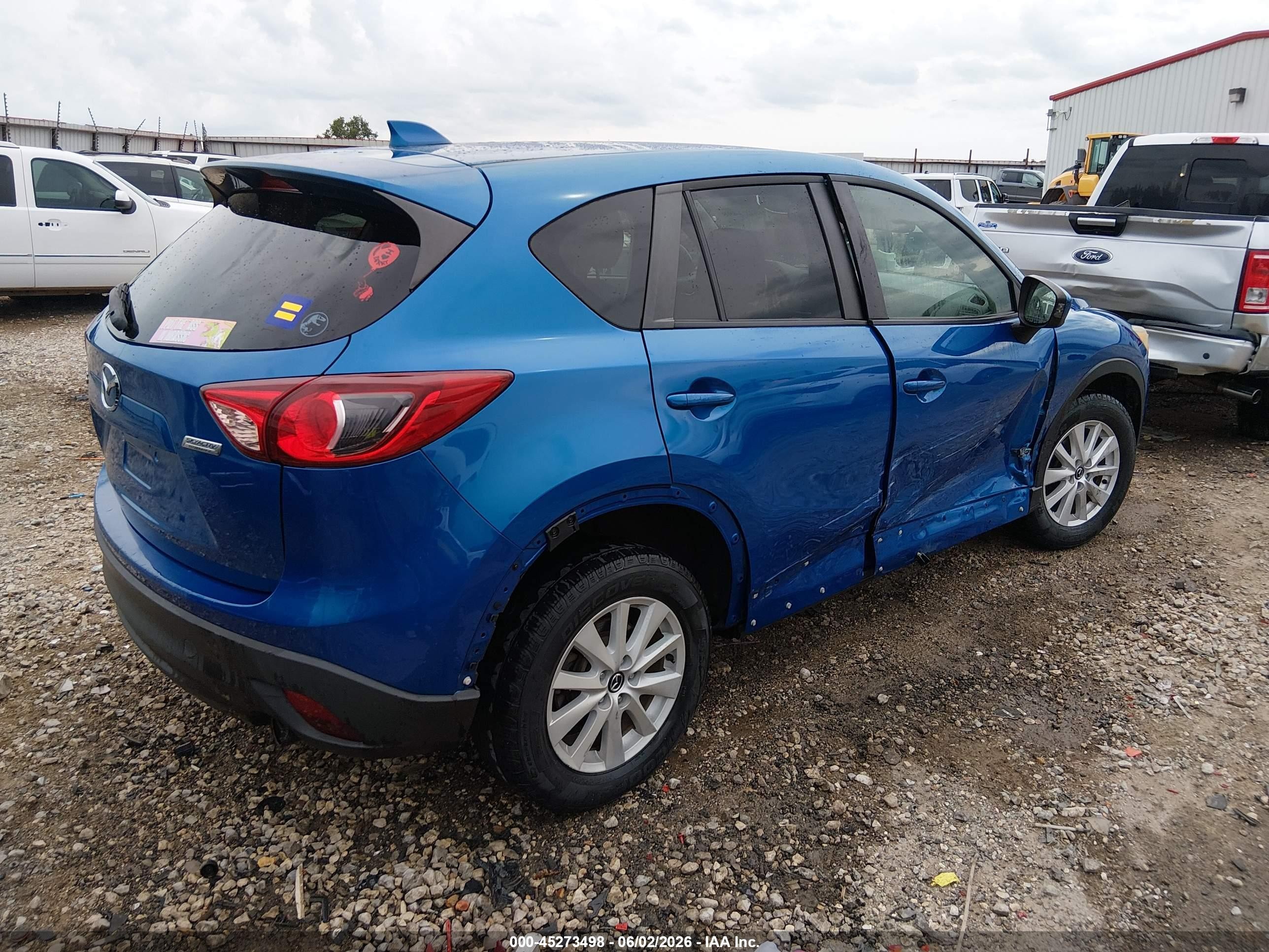 2013 Mazda Cx-5 Touring Blue vin: JM3KE2CE6D0105698