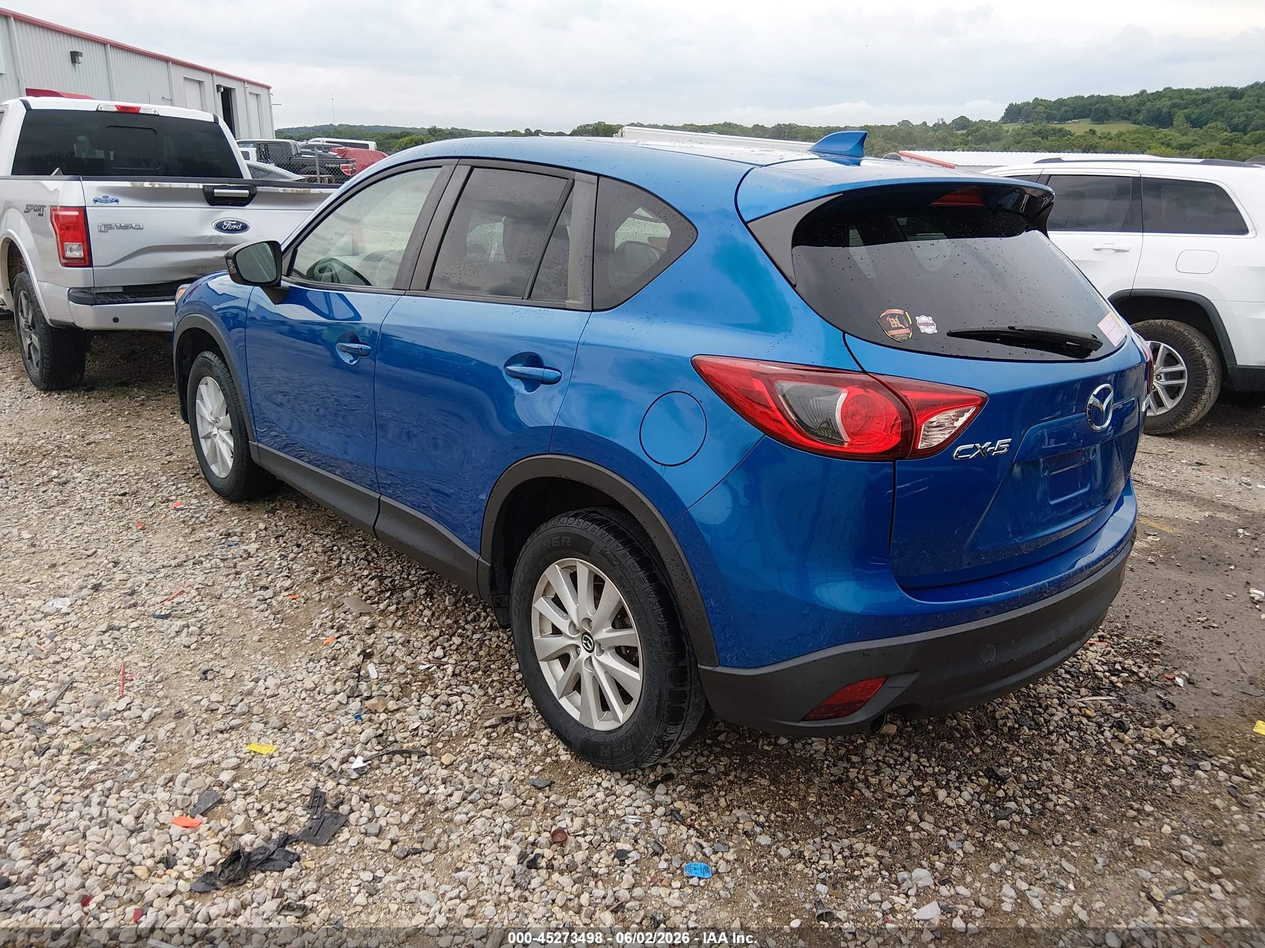 2013 Mazda Cx-5 Touring Blue vin: JM3KE2CE6D0105698