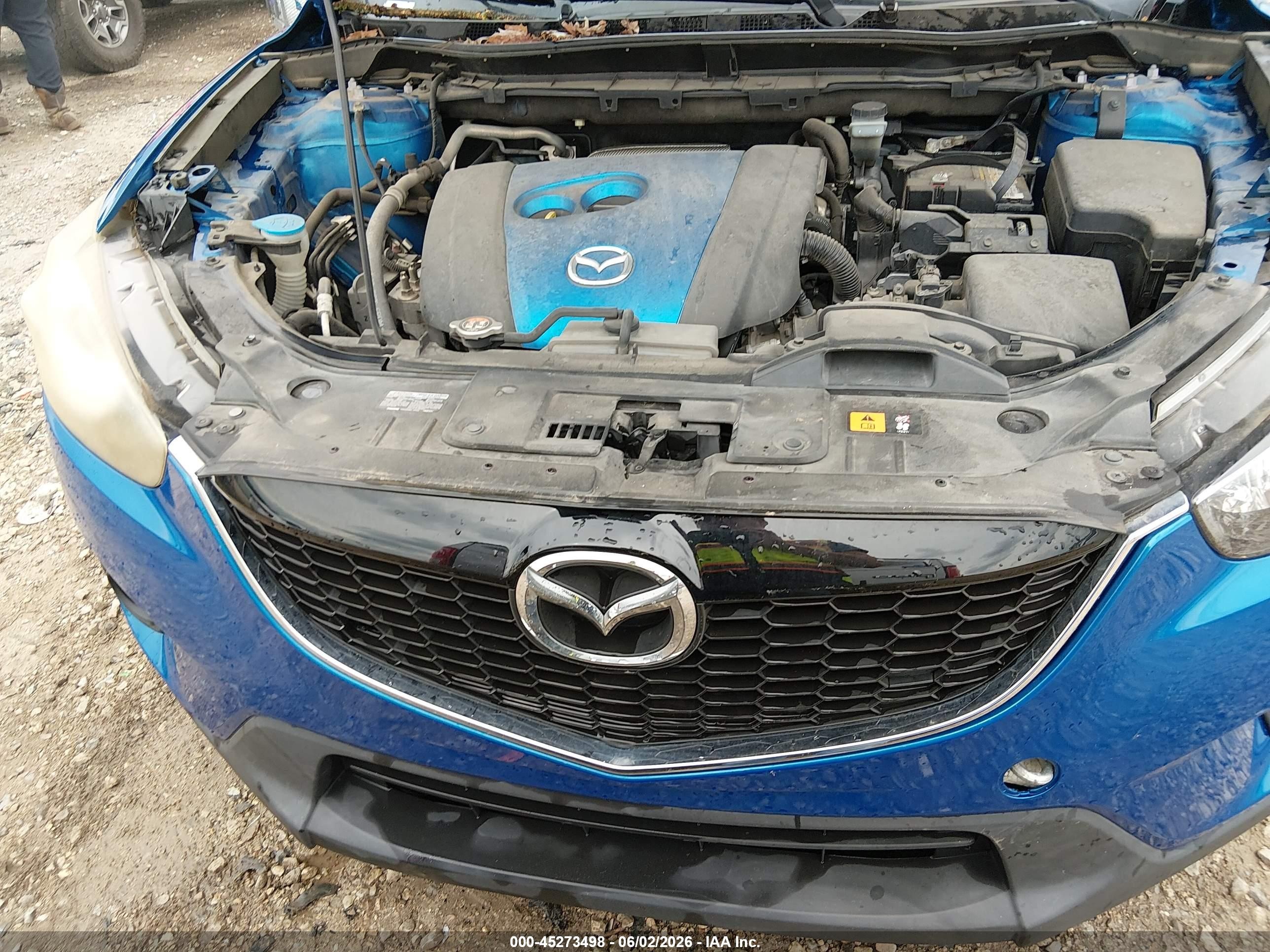 2013 Mazda Cx-5 Touring Blue vin: JM3KE2CE6D0105698