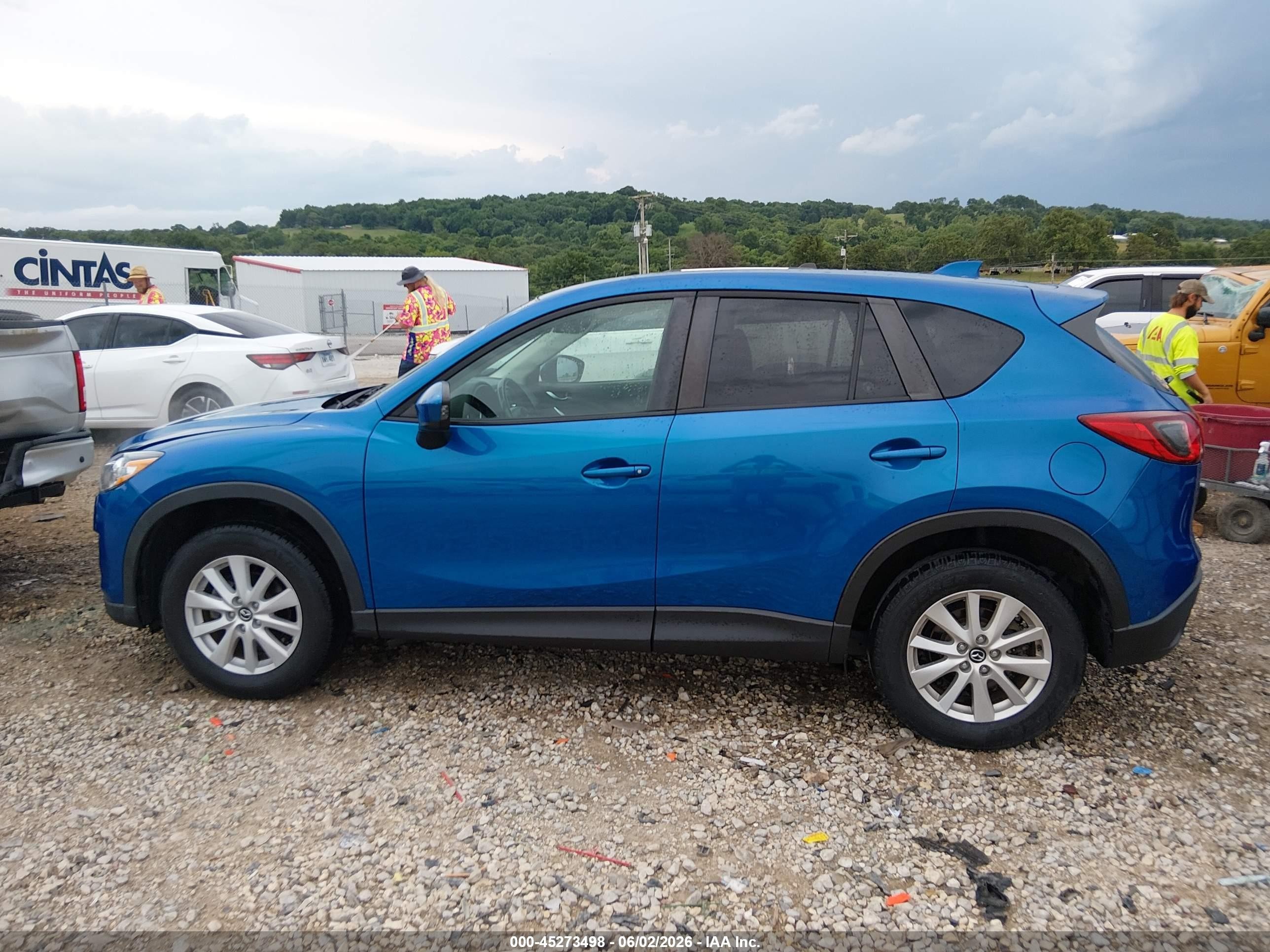 2013 Mazda Cx-5 Touring Blue vin: JM3KE2CE6D0105698