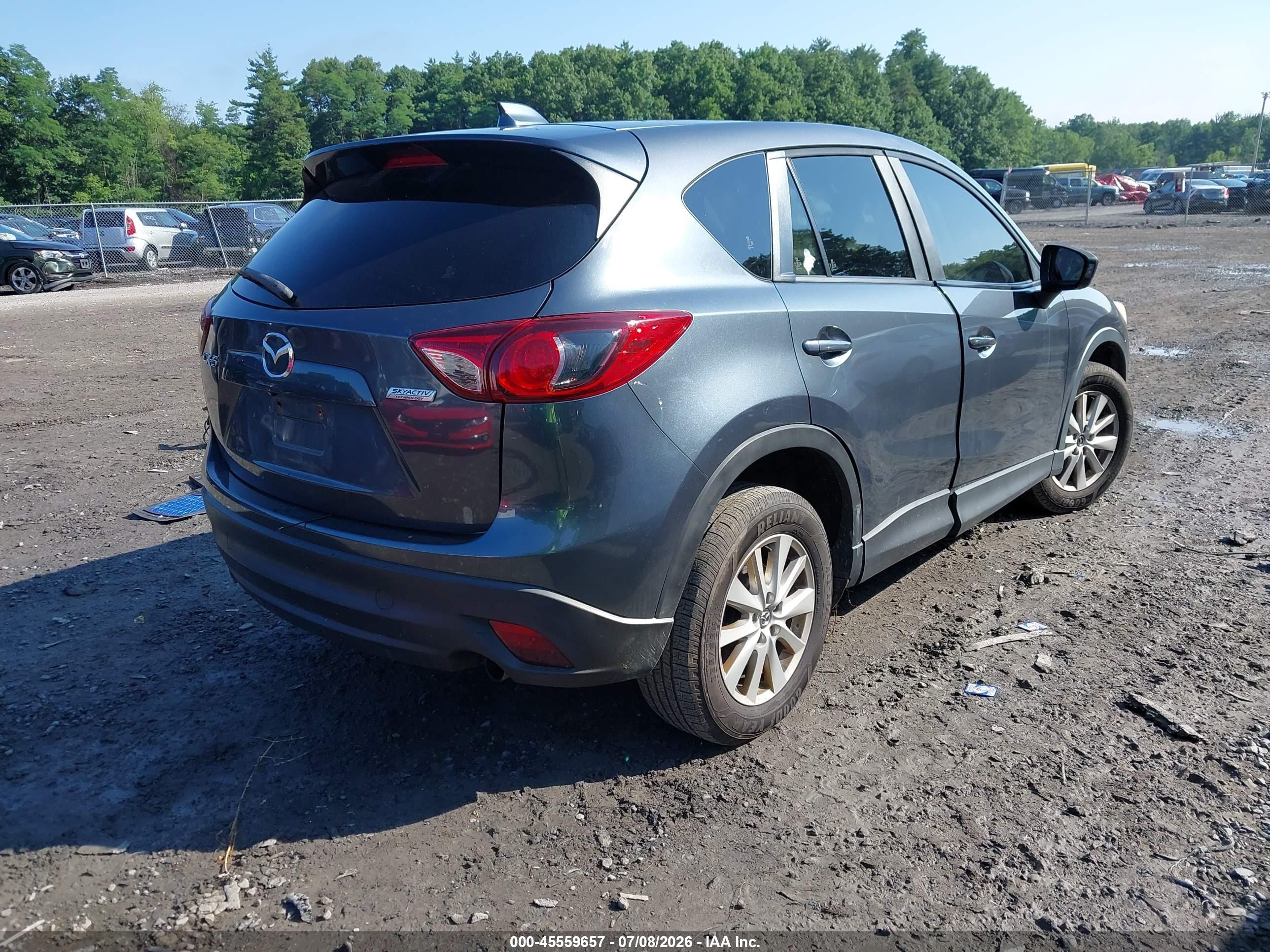 2013 Mazda Cx-5 Touring Синий vin: JM3KE2CE6D0132139