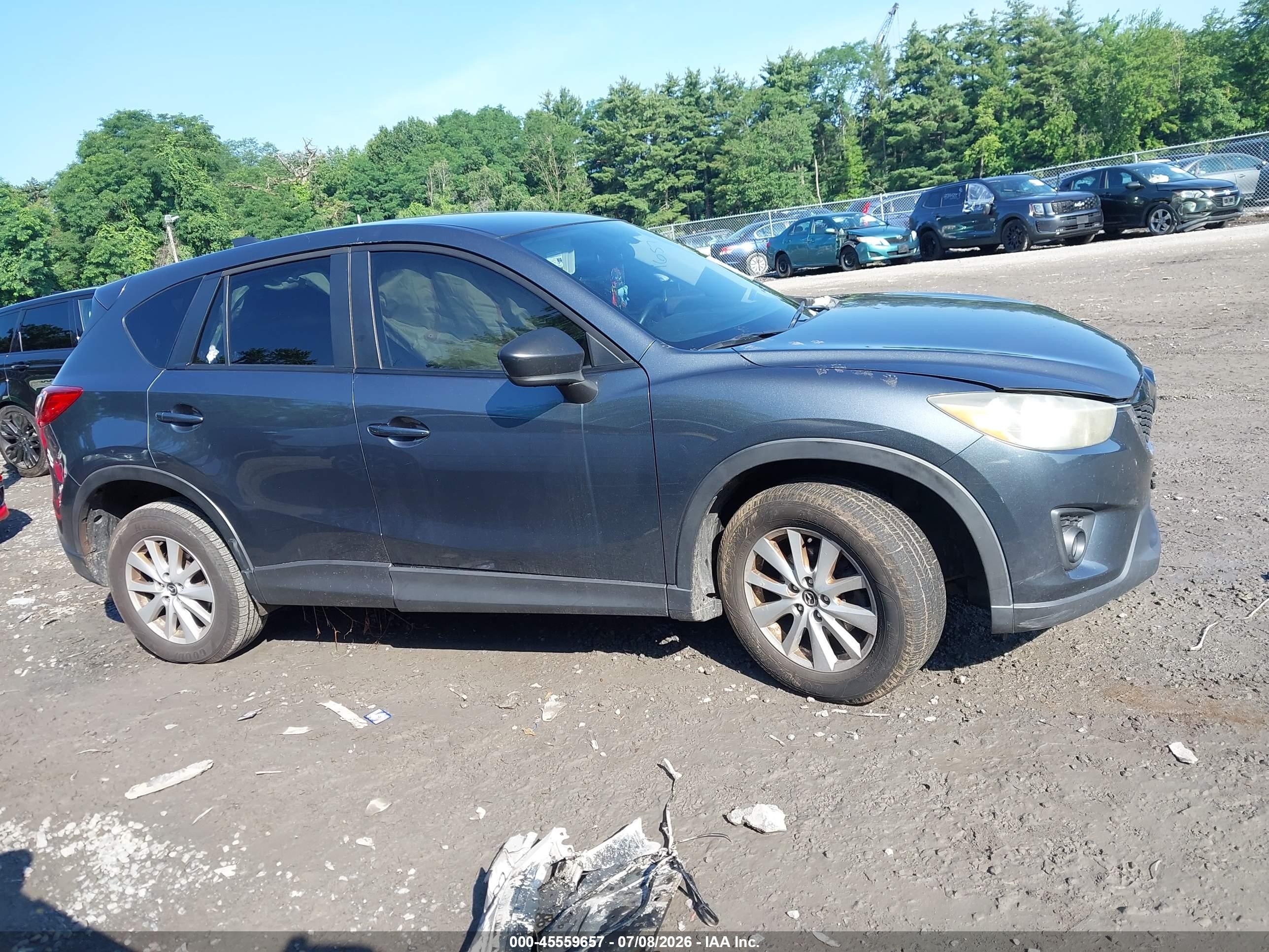 2013 Mazda Cx-5 Touring Синий vin: JM3KE2CE6D0132139