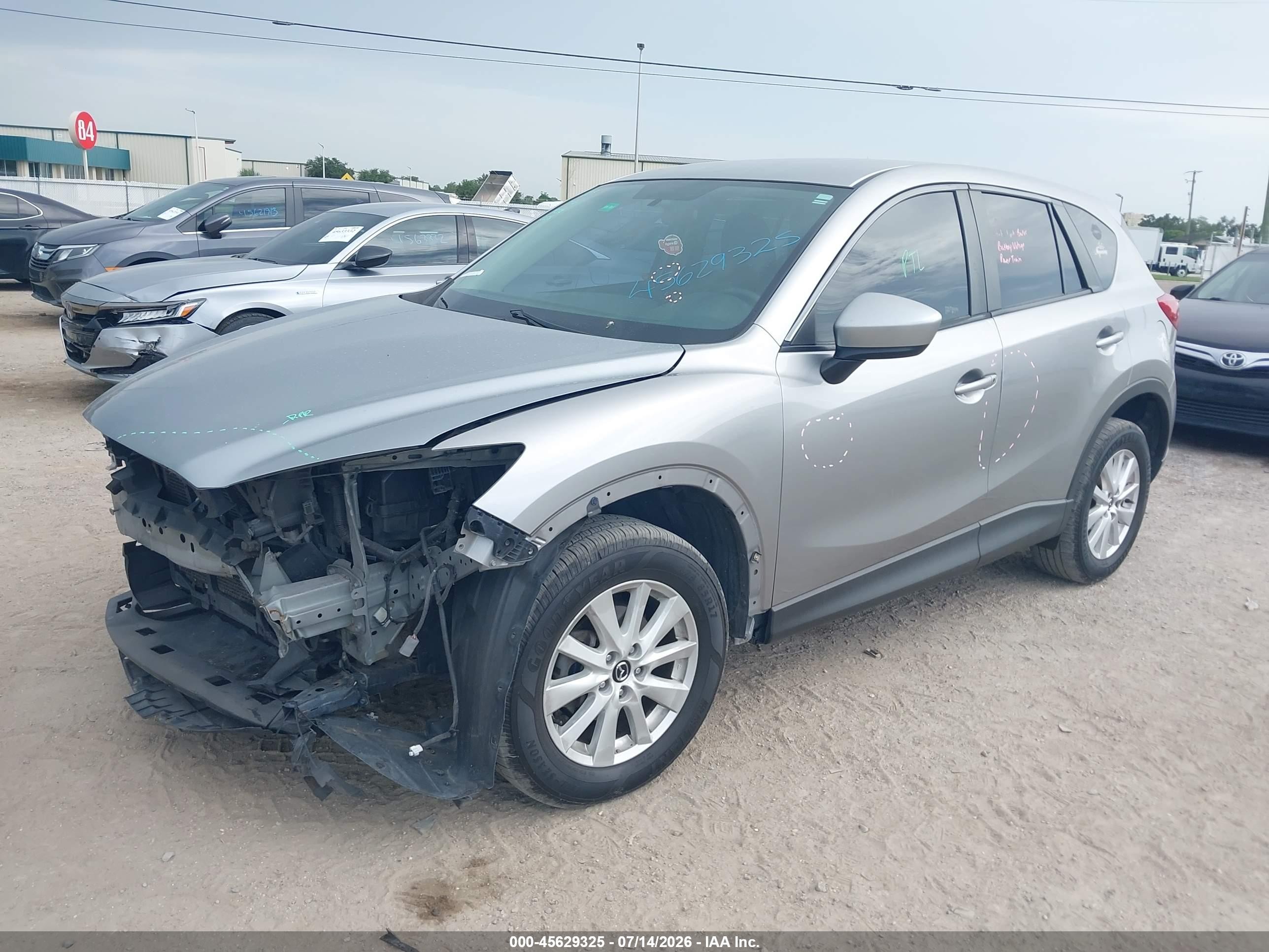 2013 Mazda Cx-5 Touring Silver vin: JM3KE2CE6D0152195