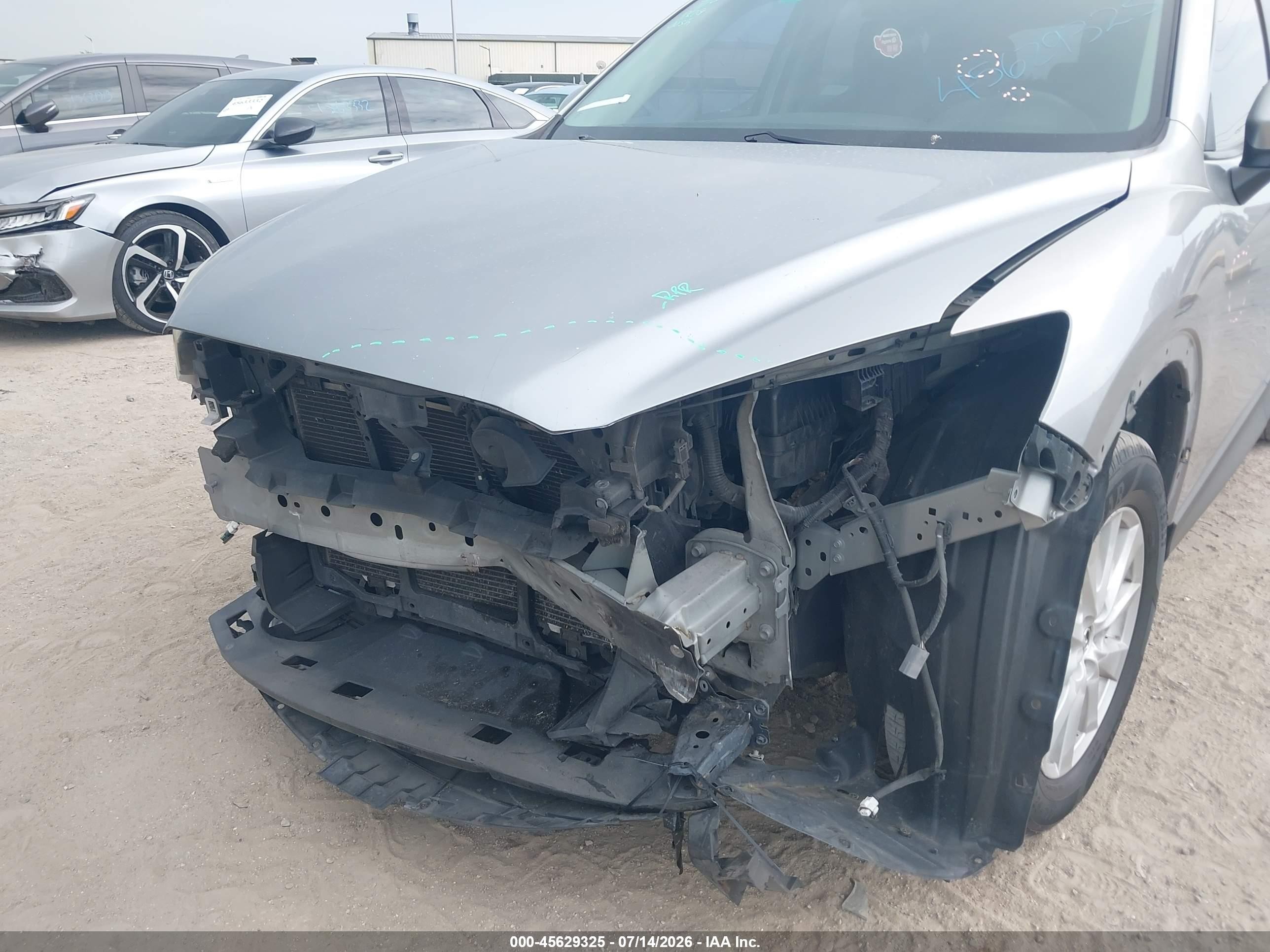 2013 Mazda Cx-5 Touring Silver vin: JM3KE2CE6D0152195
