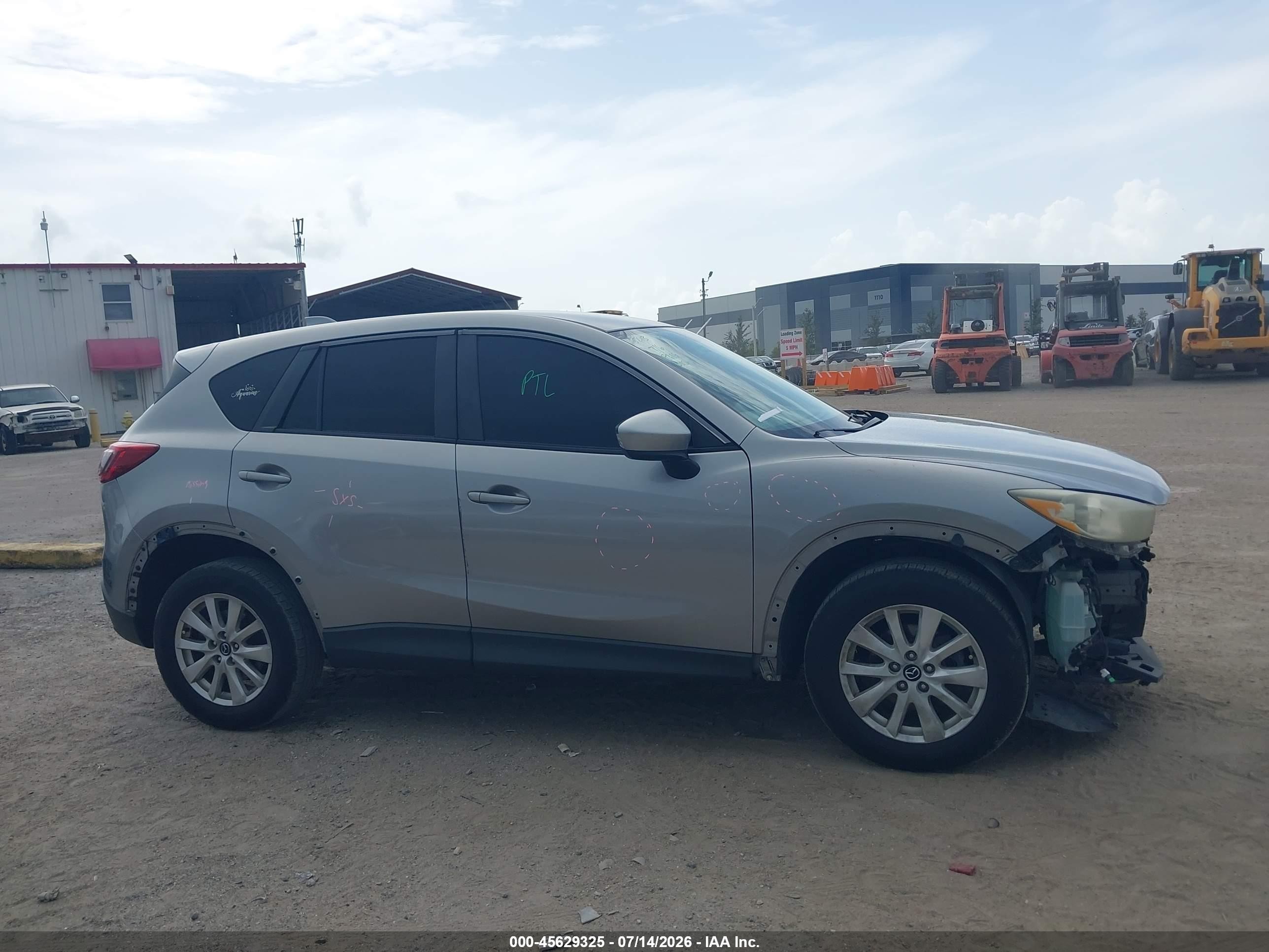 2013 Mazda Cx-5 Touring Silver vin: JM3KE2CE6D0152195