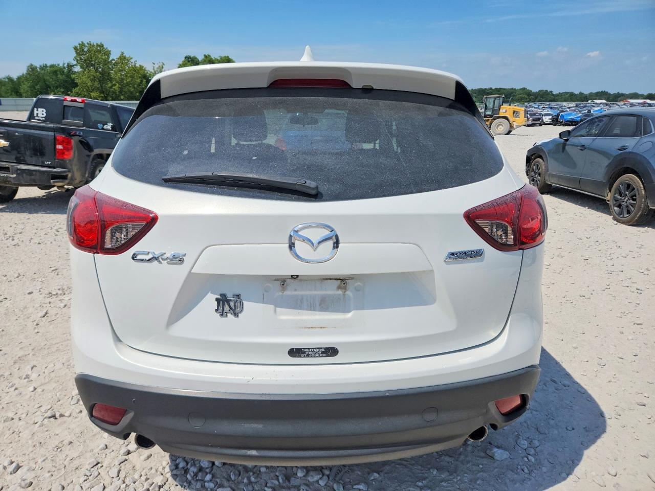 2013 Mazda Cx-5 Touring White vin: JM3KE2CE7D0143702