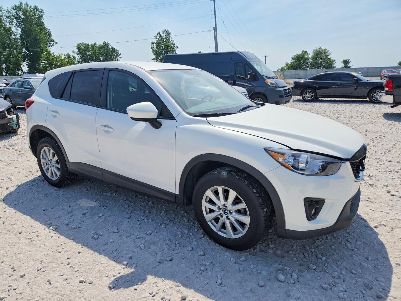 2013 Mazda Cx-5 Touring White vin: JM3KE2CE7D0143702