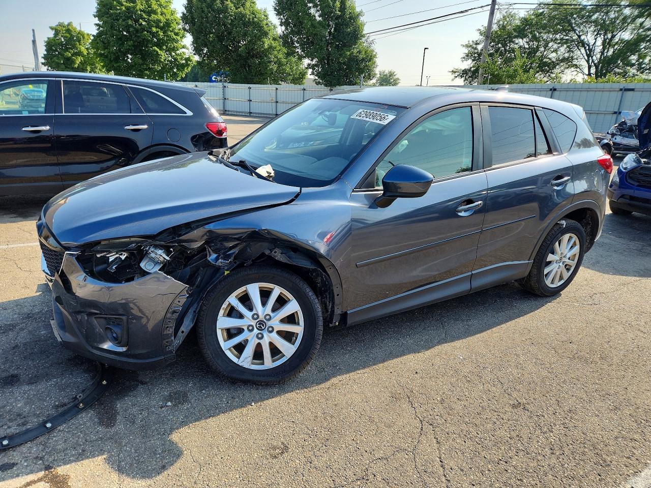 2013 Mazda Cx-5 Touring Gray vin: JM3KE2CE8D0104827
