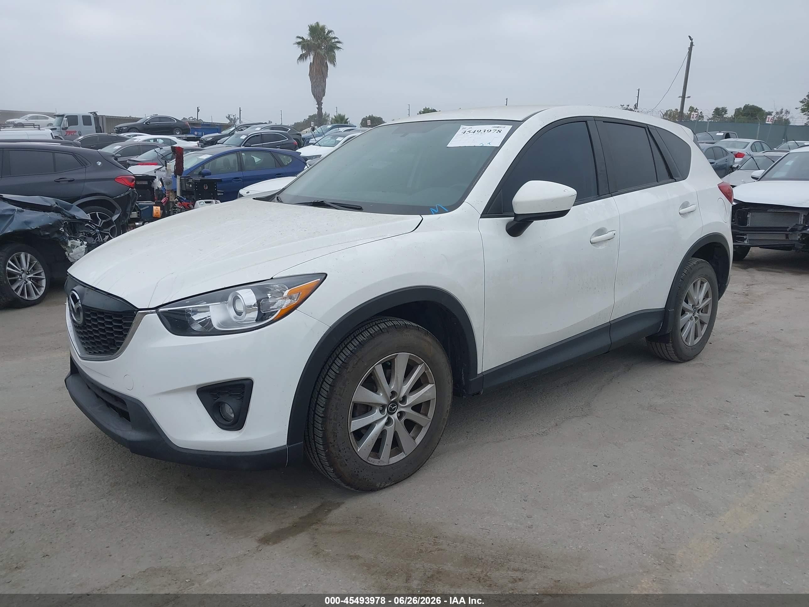 2013 Mazda Cx-5 Touring White vin: JM3KE2CE8D0151307