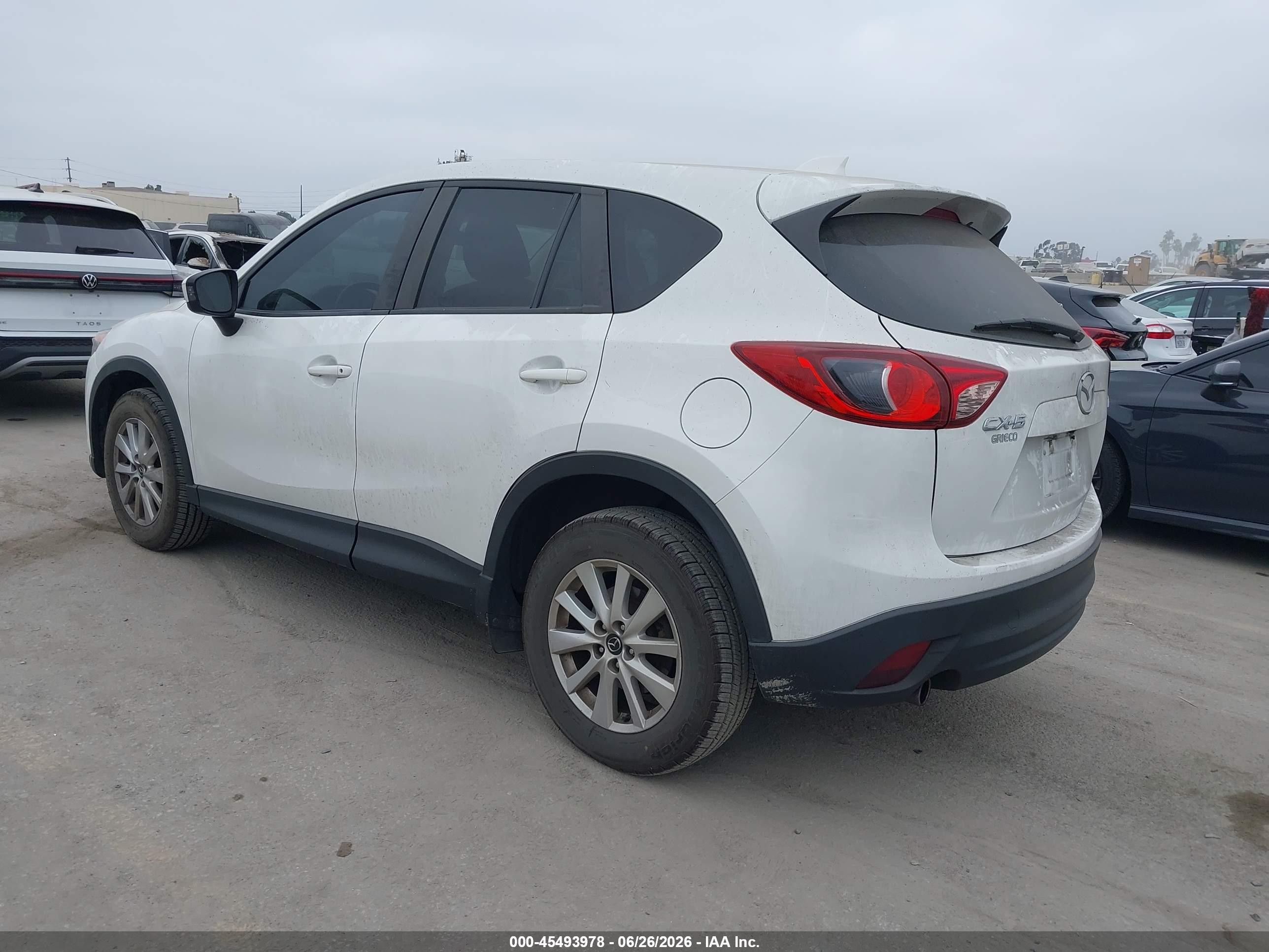 2013 Mazda Cx-5 Touring White vin: JM3KE2CE8D0151307