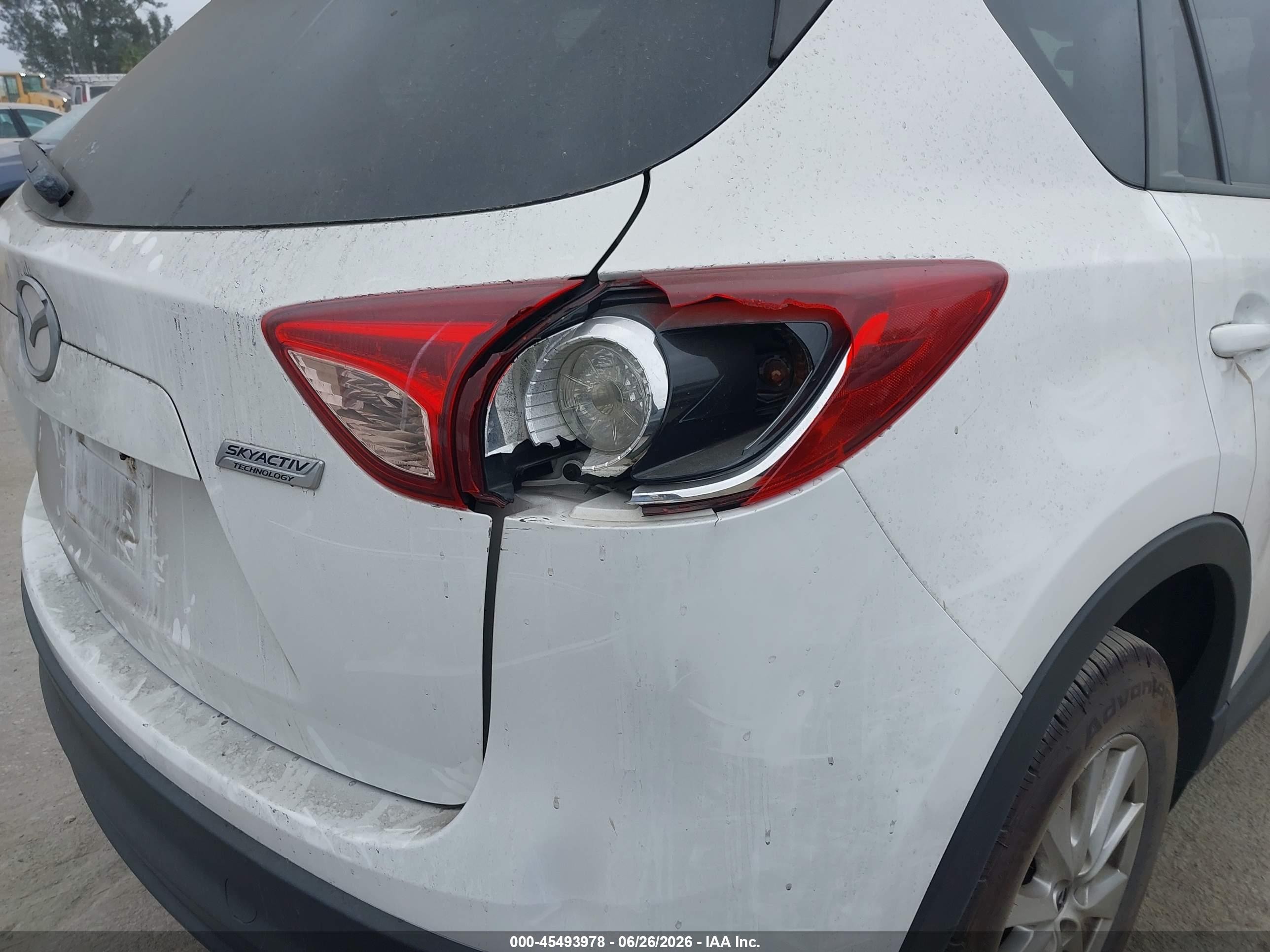 2013 Mazda Cx-5 Touring White vin: JM3KE2CE8D0151307