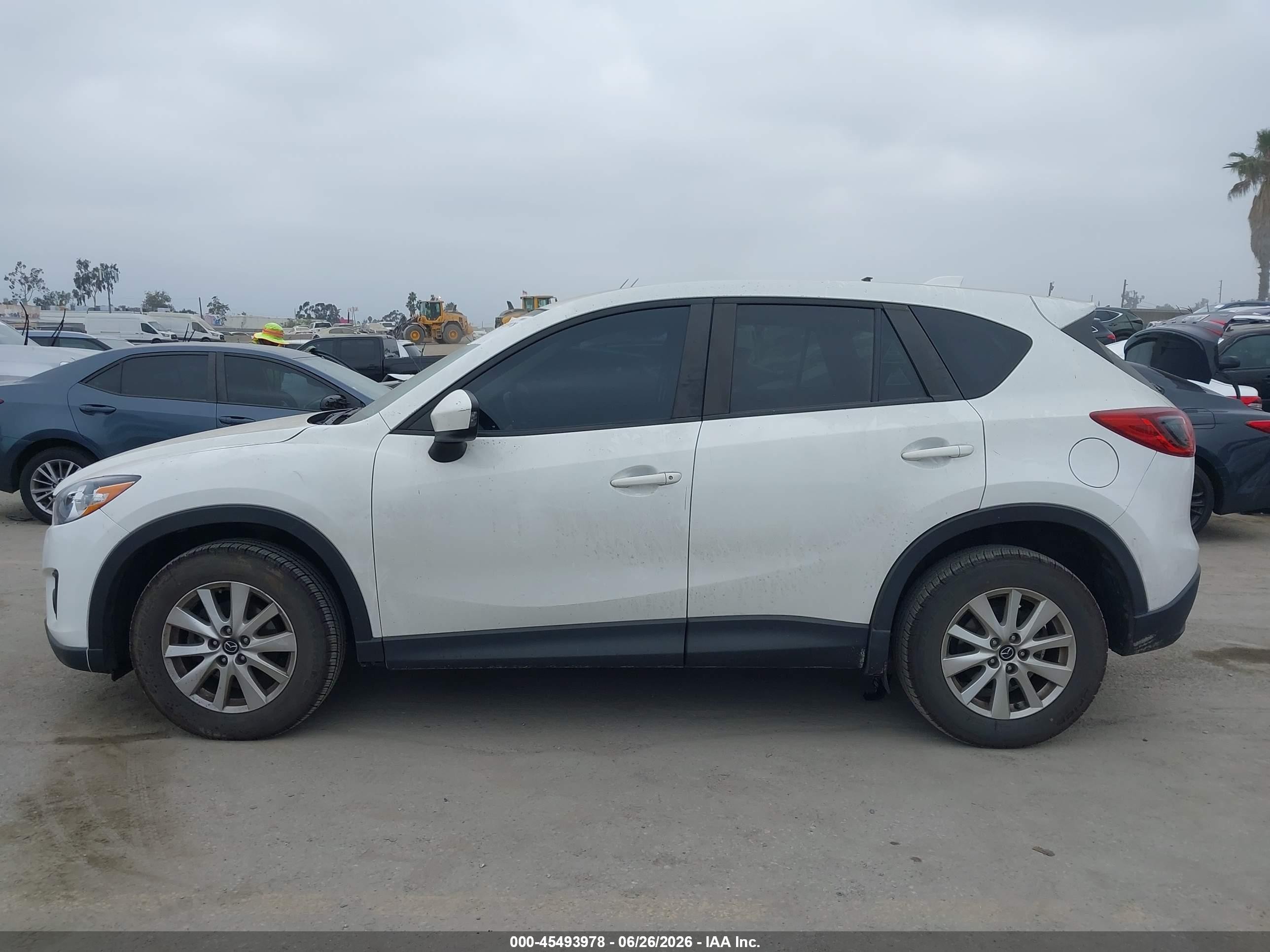 2013 Mazda Cx-5 Touring White vin: JM3KE2CE8D0151307