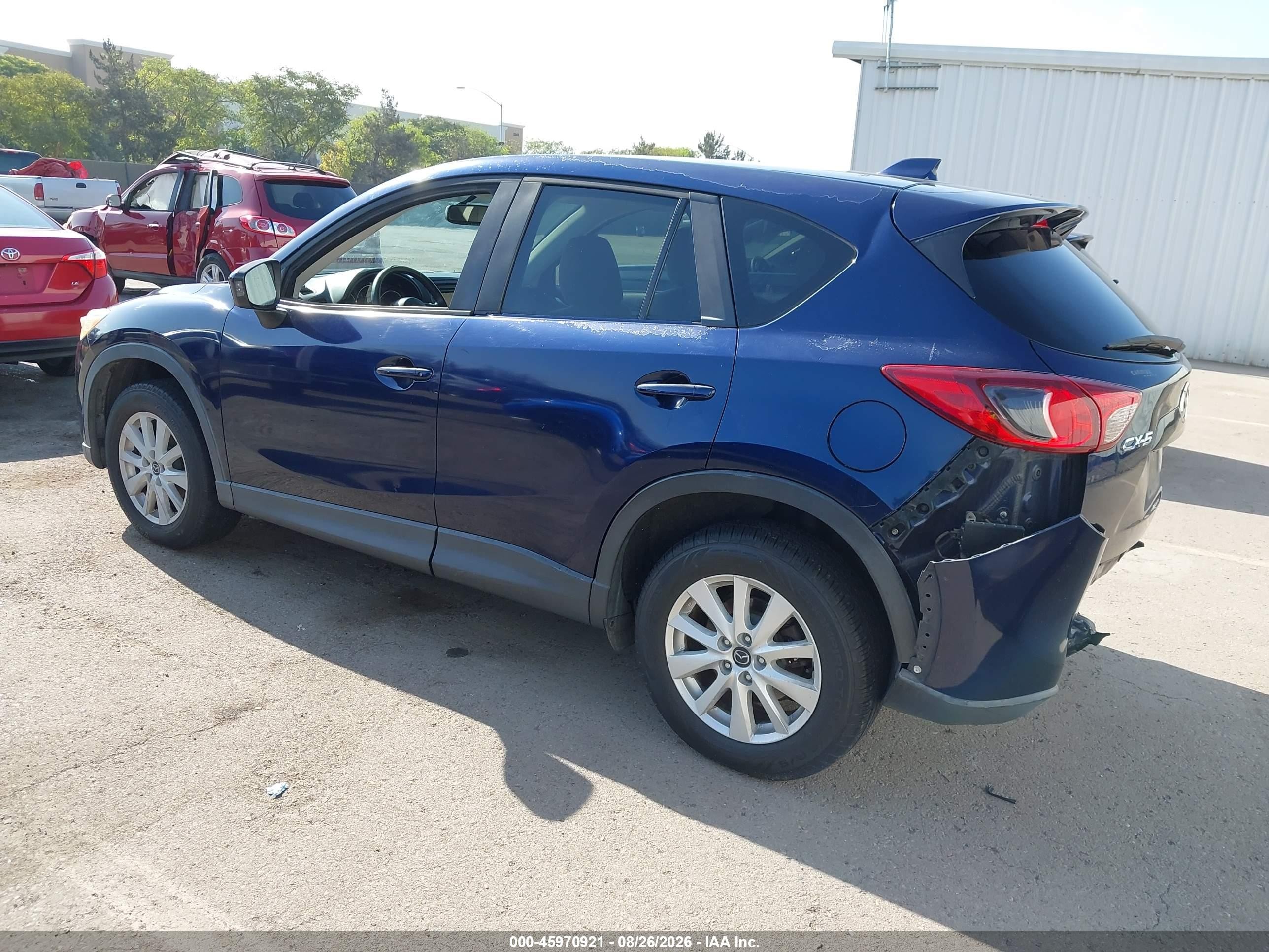 2013 Mazda Cx-5 Touring Blue vin: JM3KE2CE9D0105467