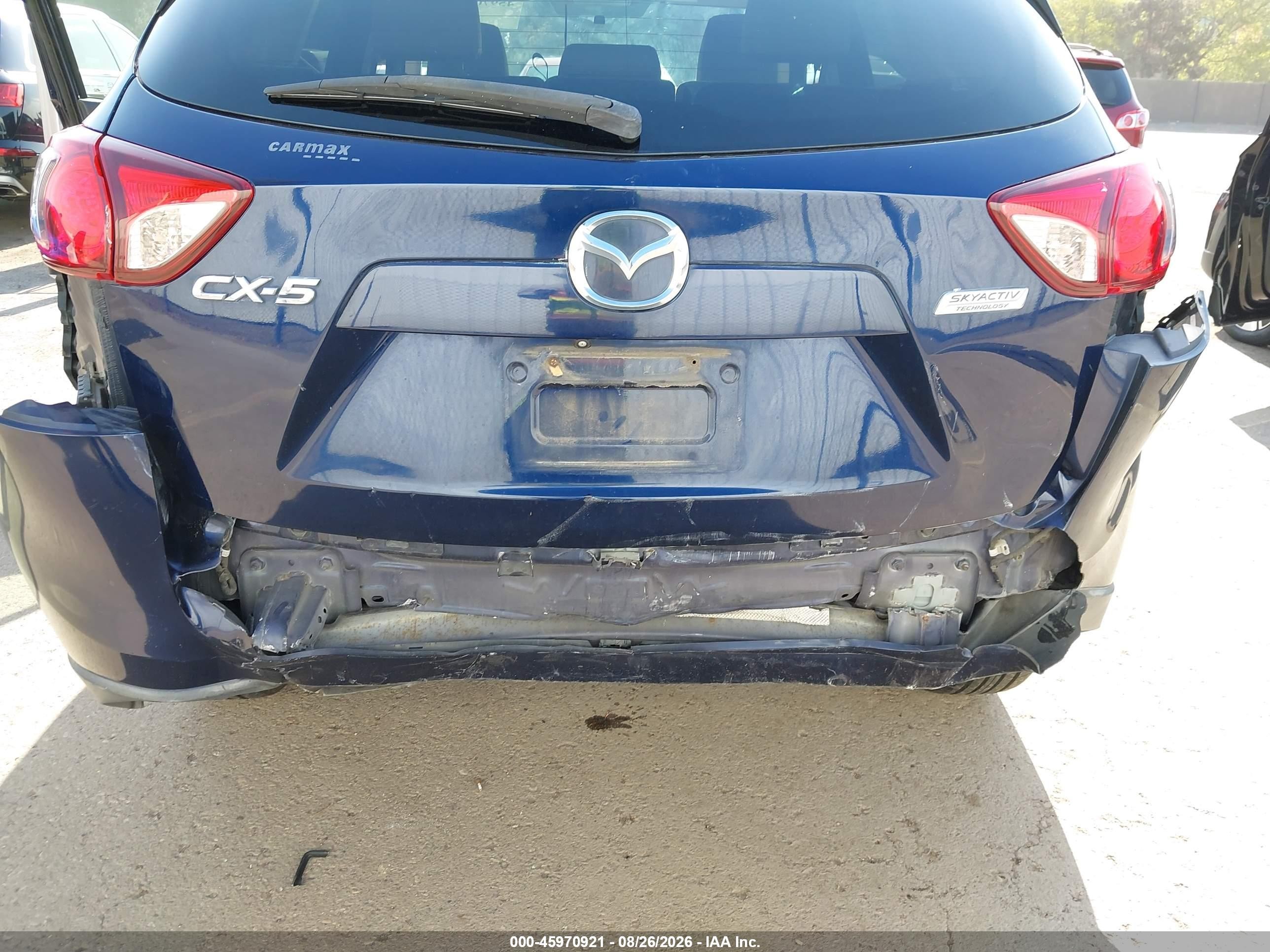 2013 Mazda Cx-5 Touring Blue vin: JM3KE2CE9D0105467