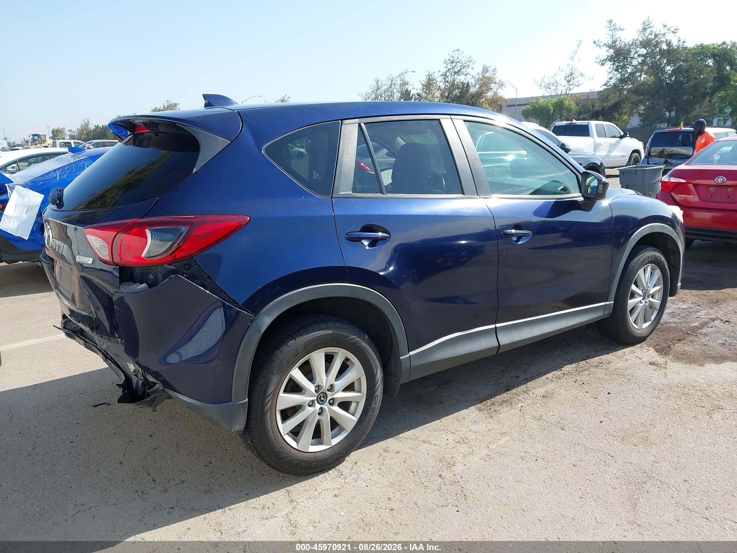 2013 Mazda Cx-5 Touring Blue vin: JM3KE2CE9D0105467