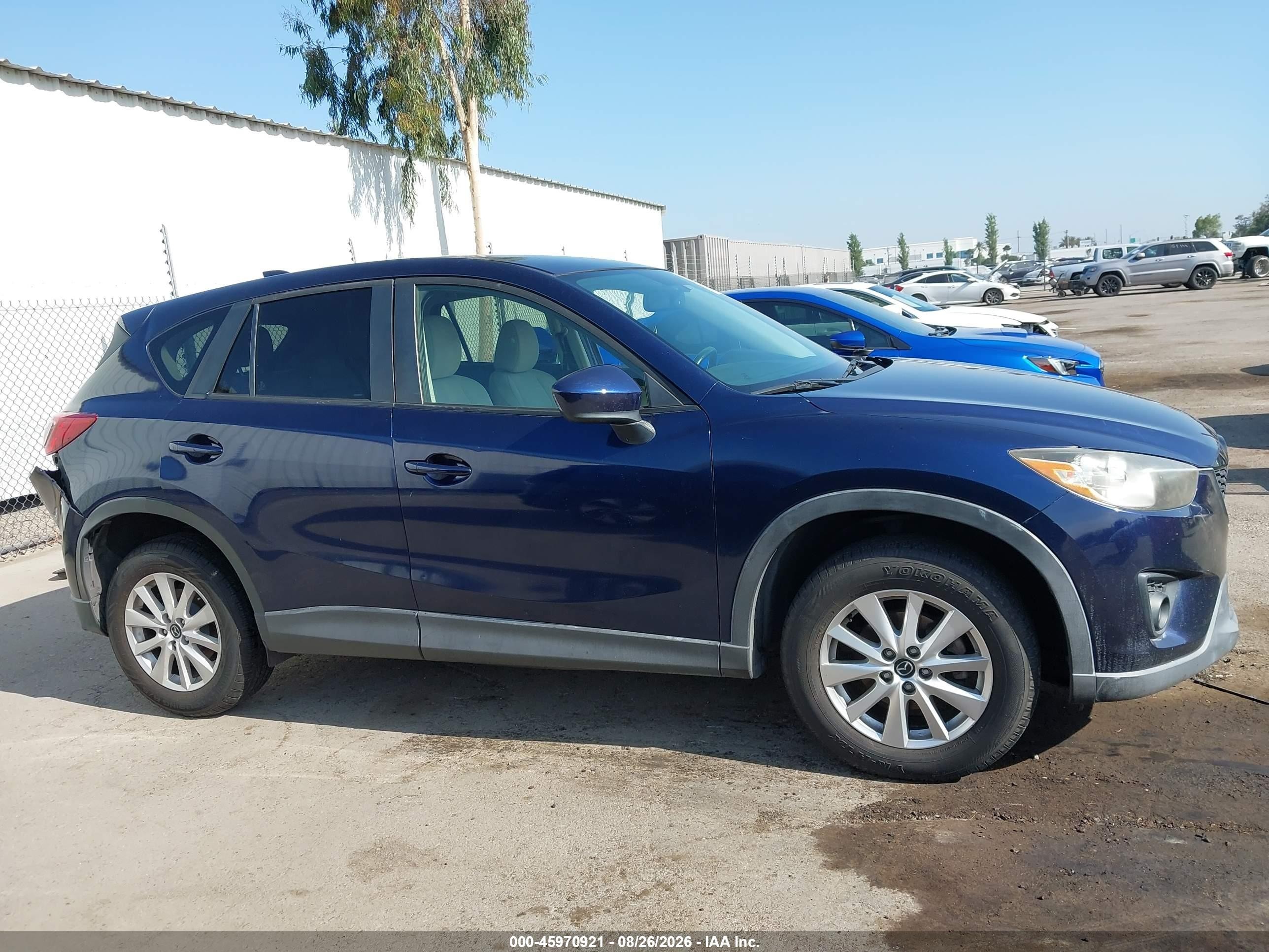 2013 Mazda Cx-5 Touring Blue vin: JM3KE2CE9D0105467