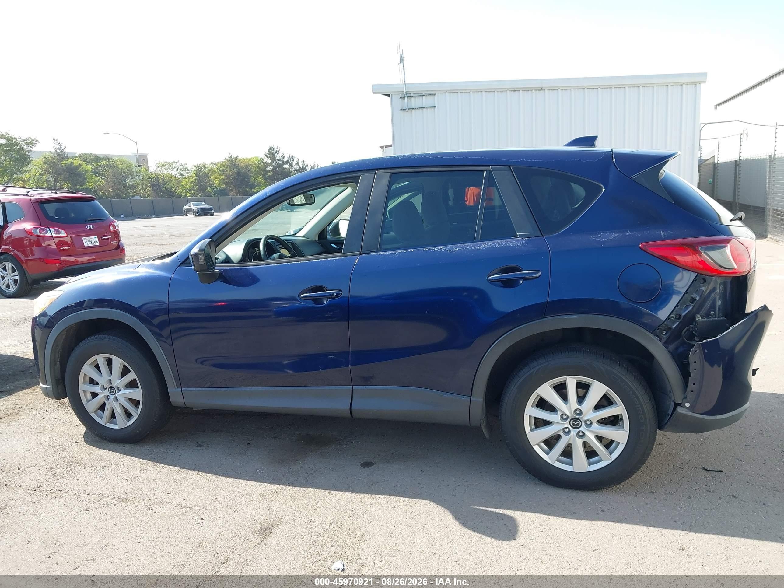 2013 Mazda Cx-5 Touring Blue vin: JM3KE2CE9D0105467