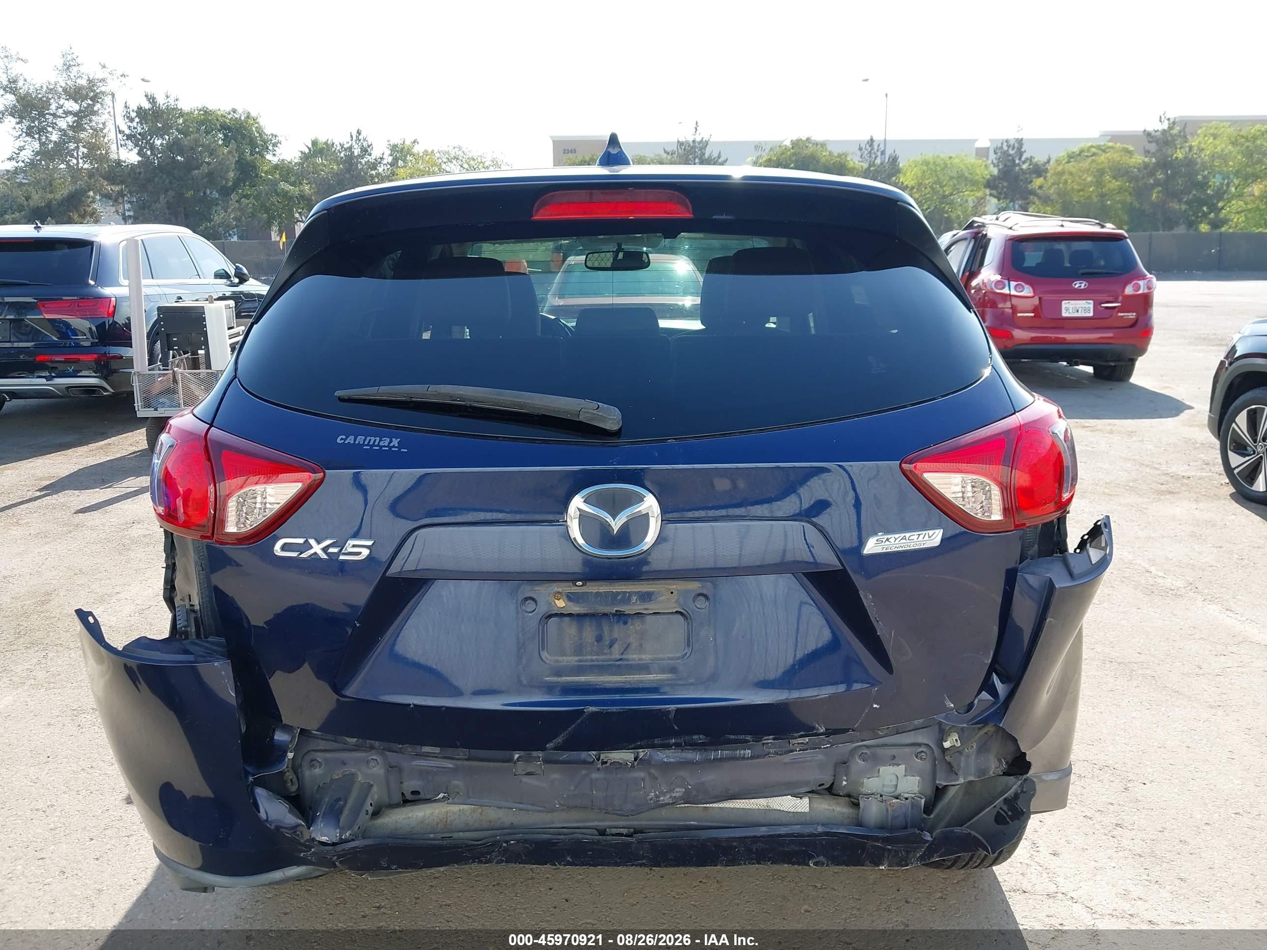2013 Mazda Cx-5 Touring Blue vin: JM3KE2CE9D0105467