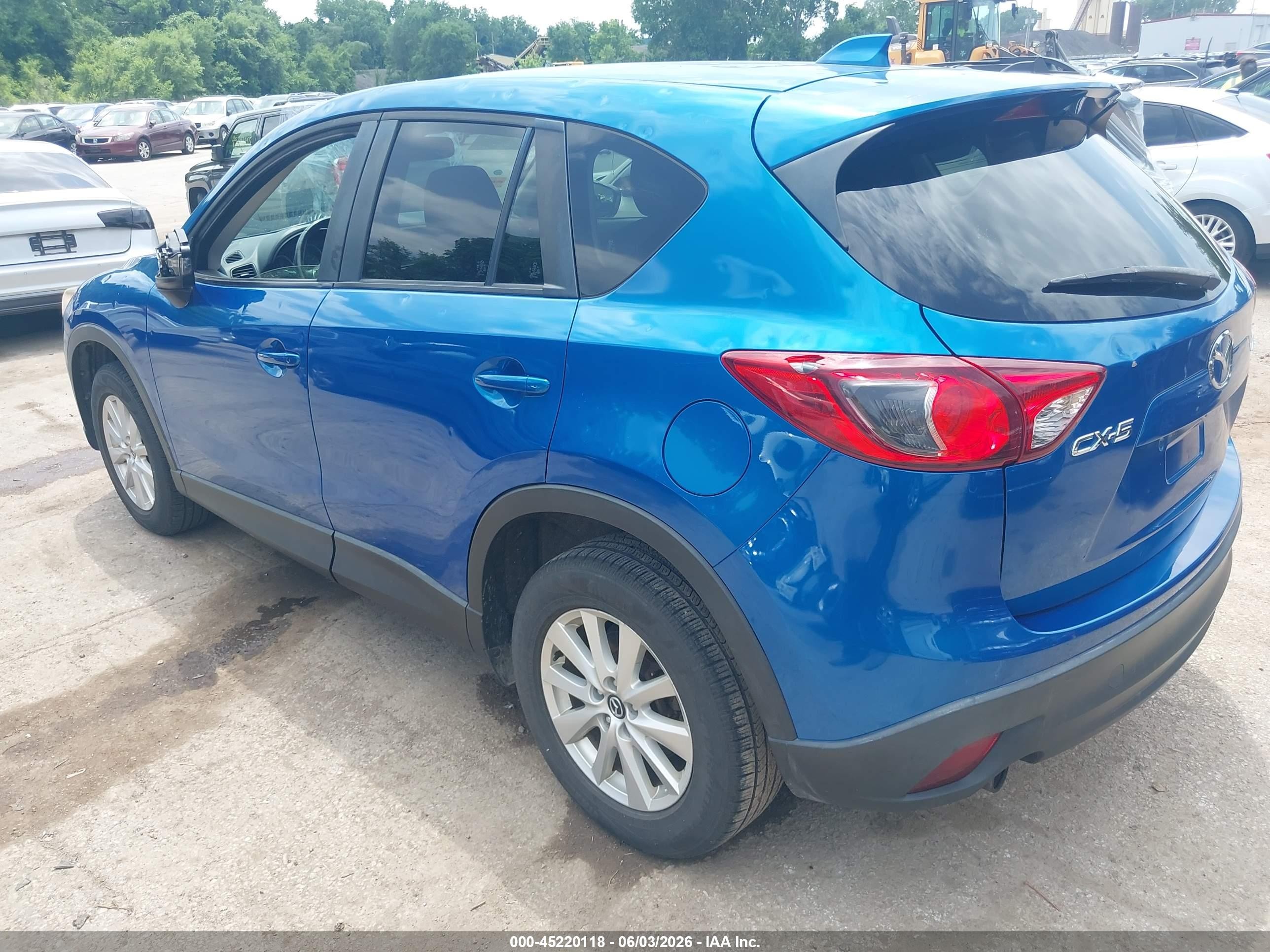 2013 Mazda Cx-5 Touring Blue vin: JM3KE2CE9D0114251