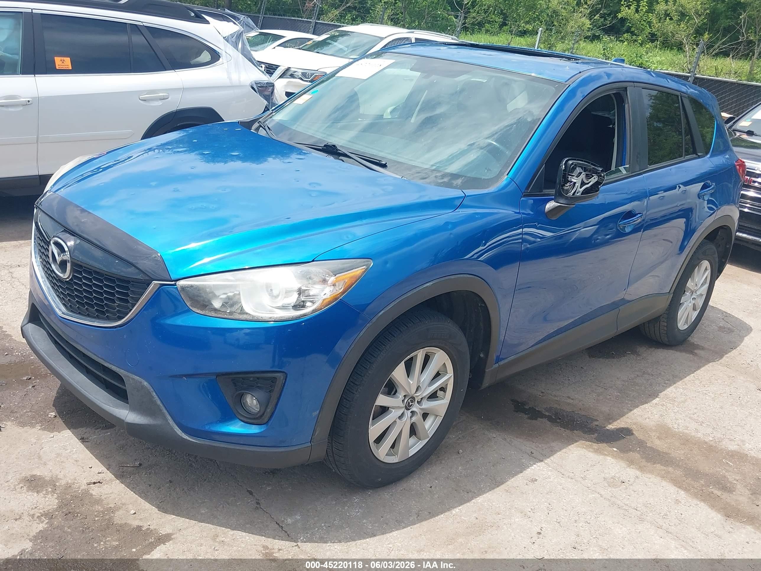 2013 Mazda Cx-5 Touring Blue vin: JM3KE2CE9D0114251