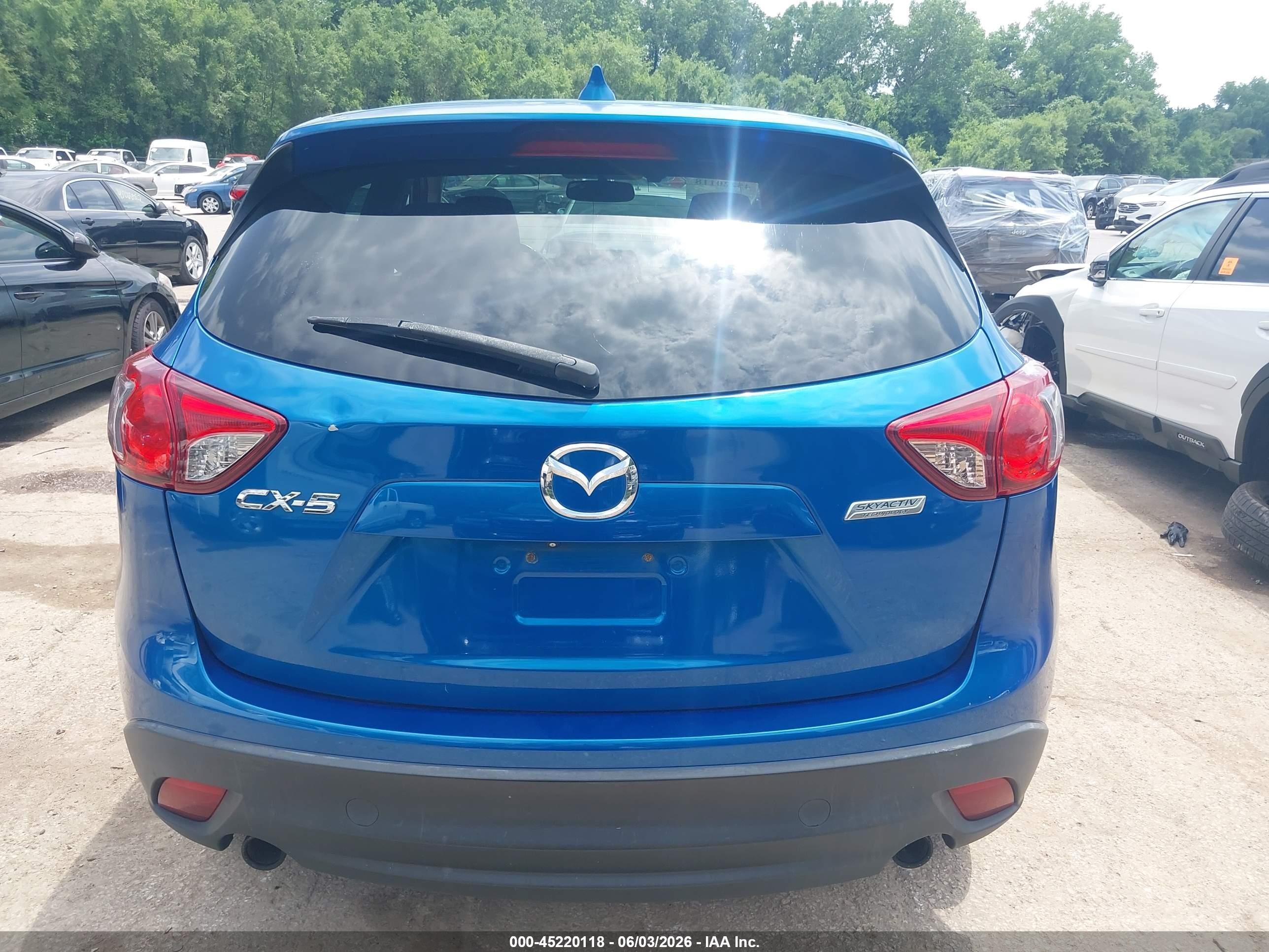 2013 Mazda Cx-5 Touring Blue vin: JM3KE2CE9D0114251