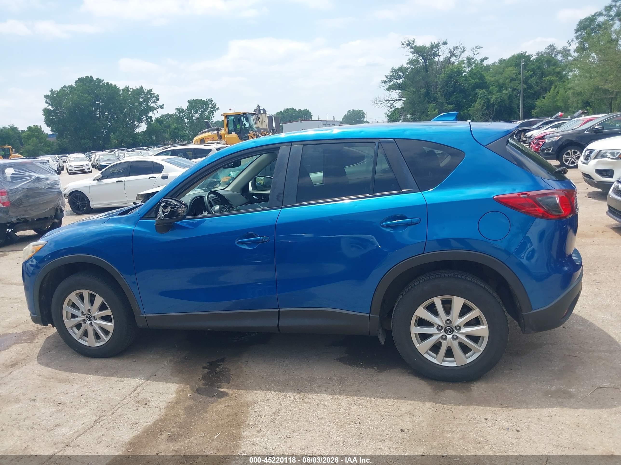 2013 Mazda Cx-5 Touring Blue vin: JM3KE2CE9D0114251