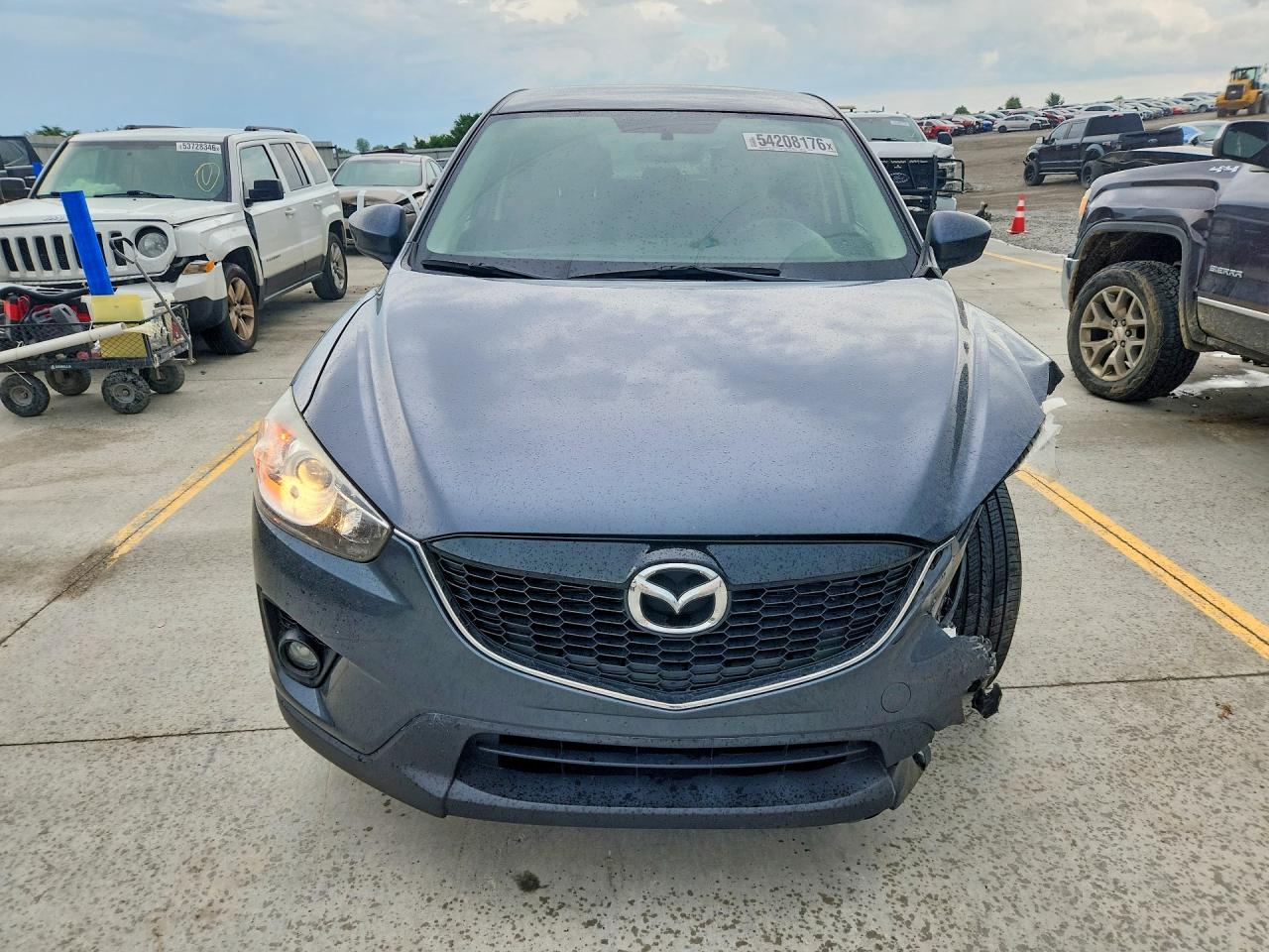 2013 Mazda Cx-5 Touring Blue vin: JM3KE2CEXD0136257