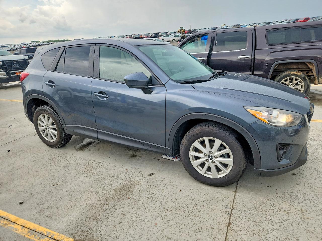 2013 Mazda Cx-5 Touring Blue vin: JM3KE2CEXD0136257