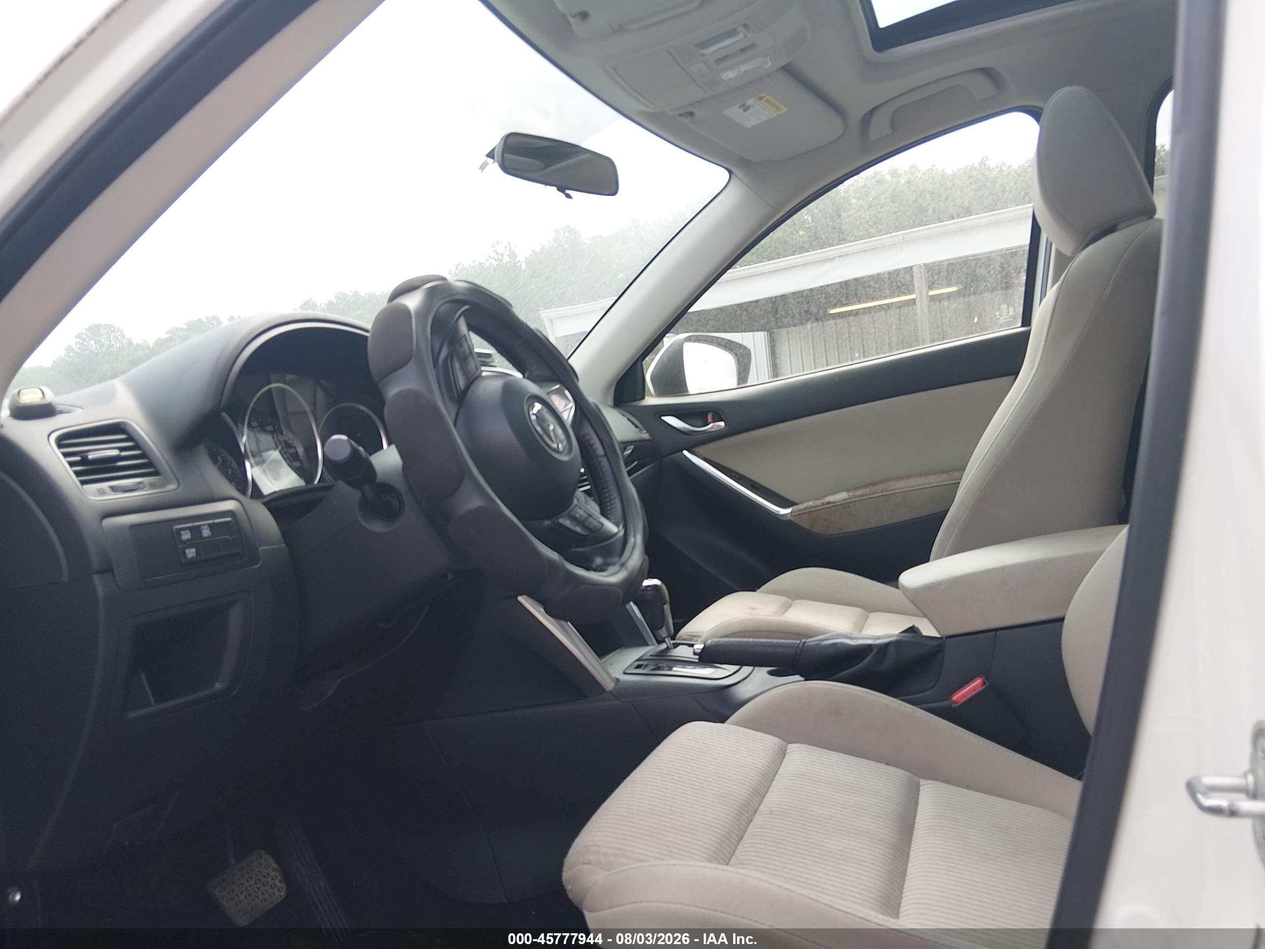 2014 Mazda Cx-5 Touring White vin: JM3KE2CY0E0330632