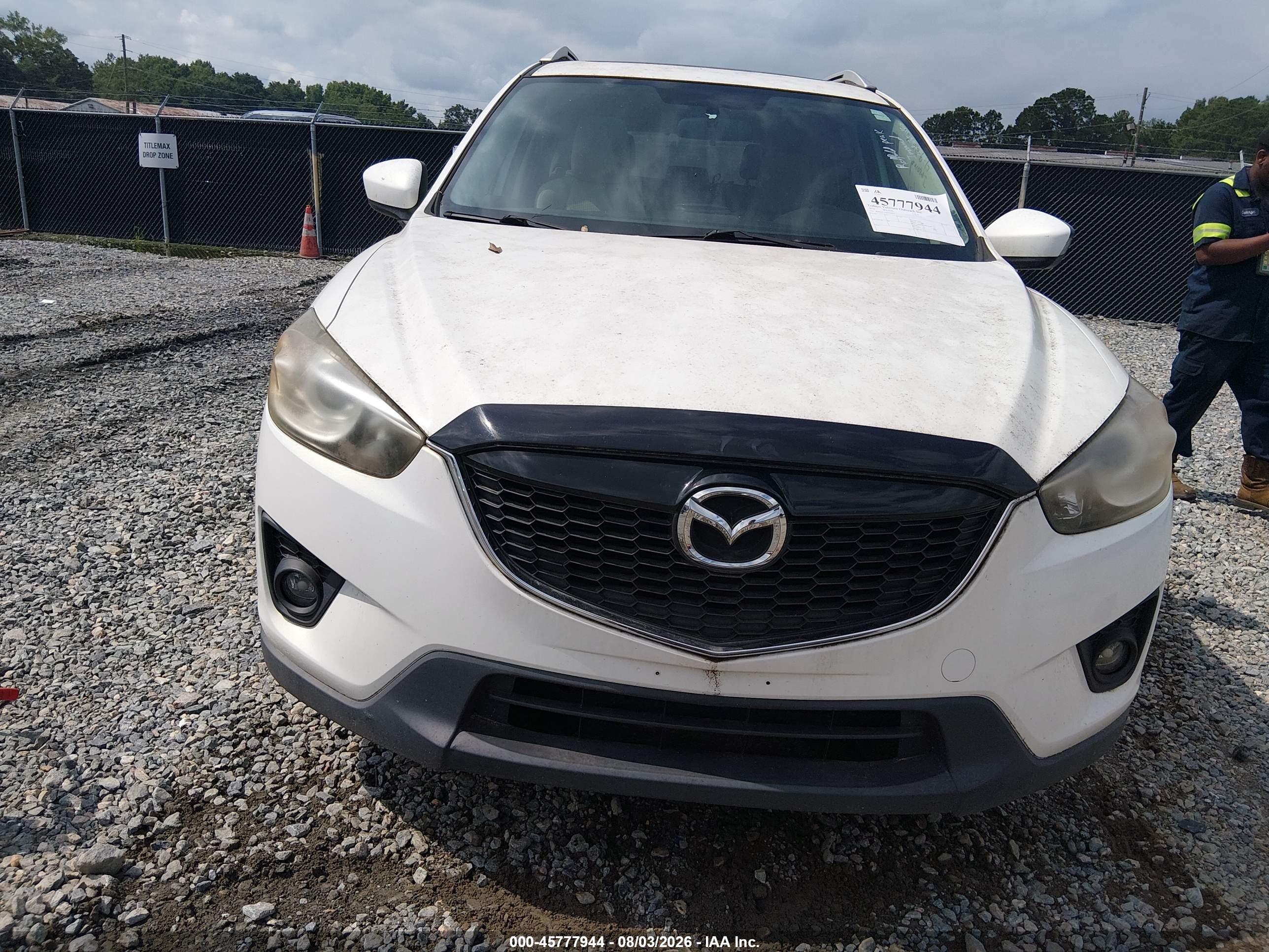 2014 Mazda Cx-5 Touring White vin: JM3KE2CY0E0330632