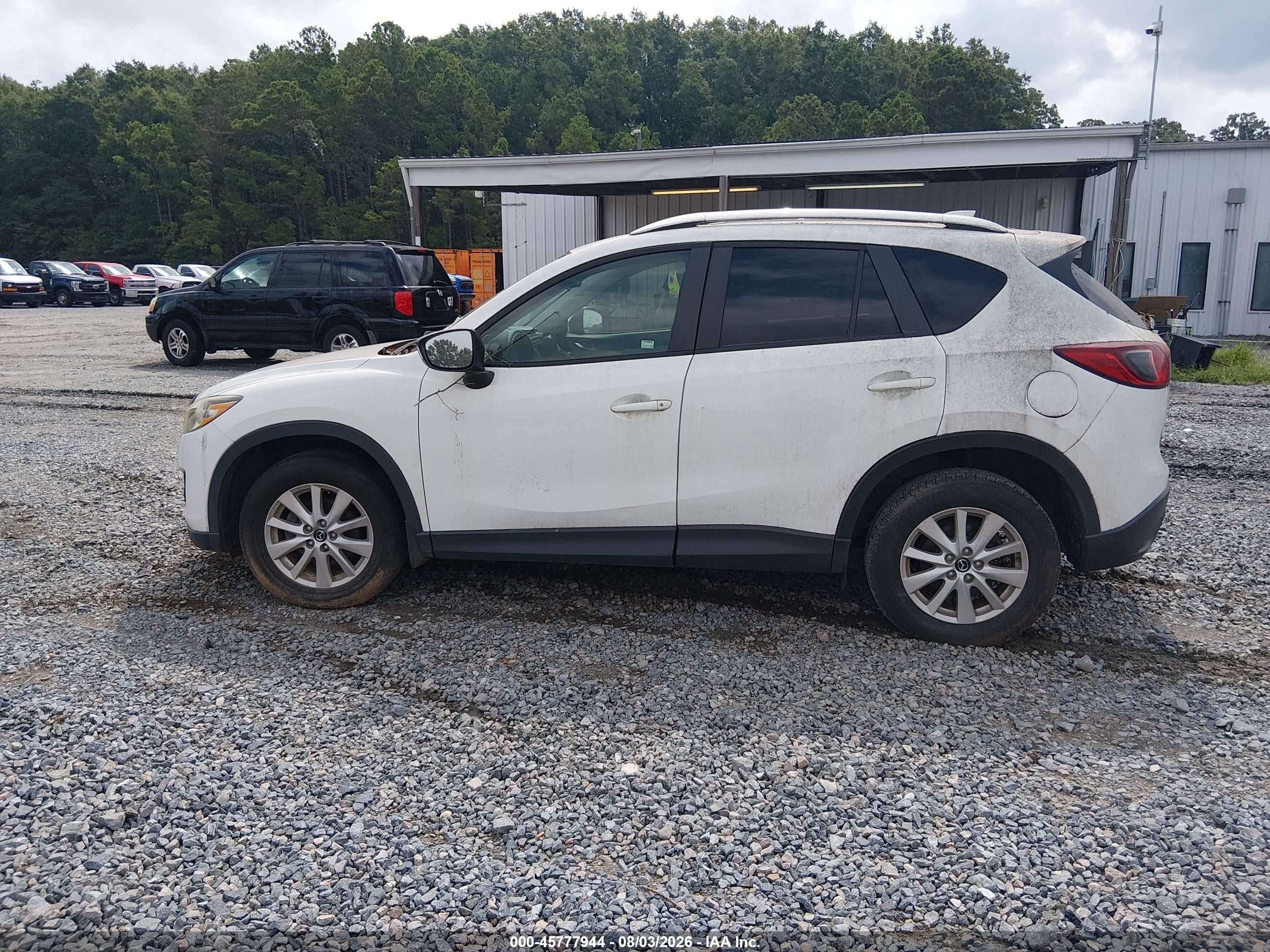 2014 Mazda Cx-5 Touring White vin: JM3KE2CY0E0330632