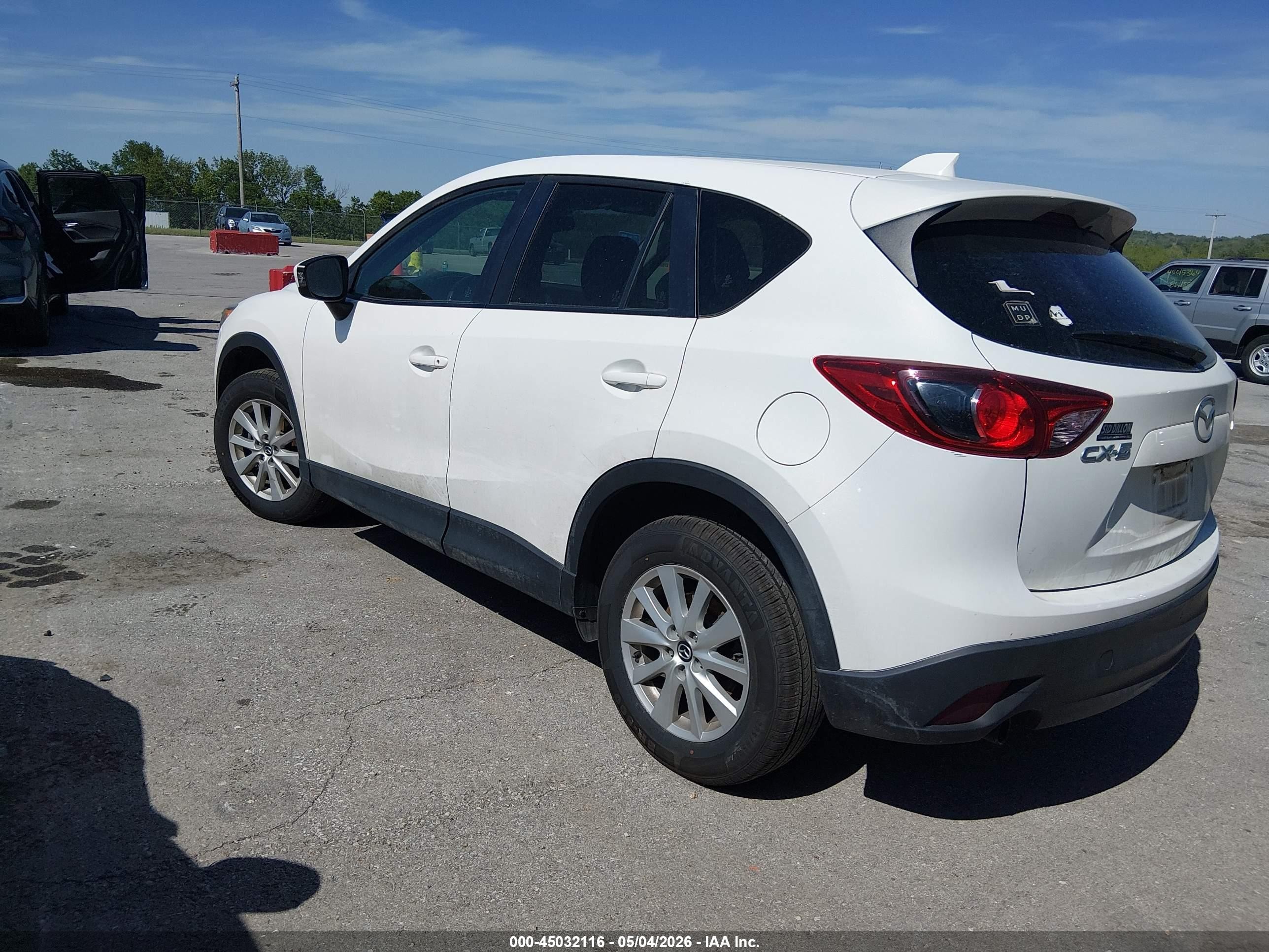 2014 Mazda Cx-5 Touring White vin: JM3KE2CY0E0374873