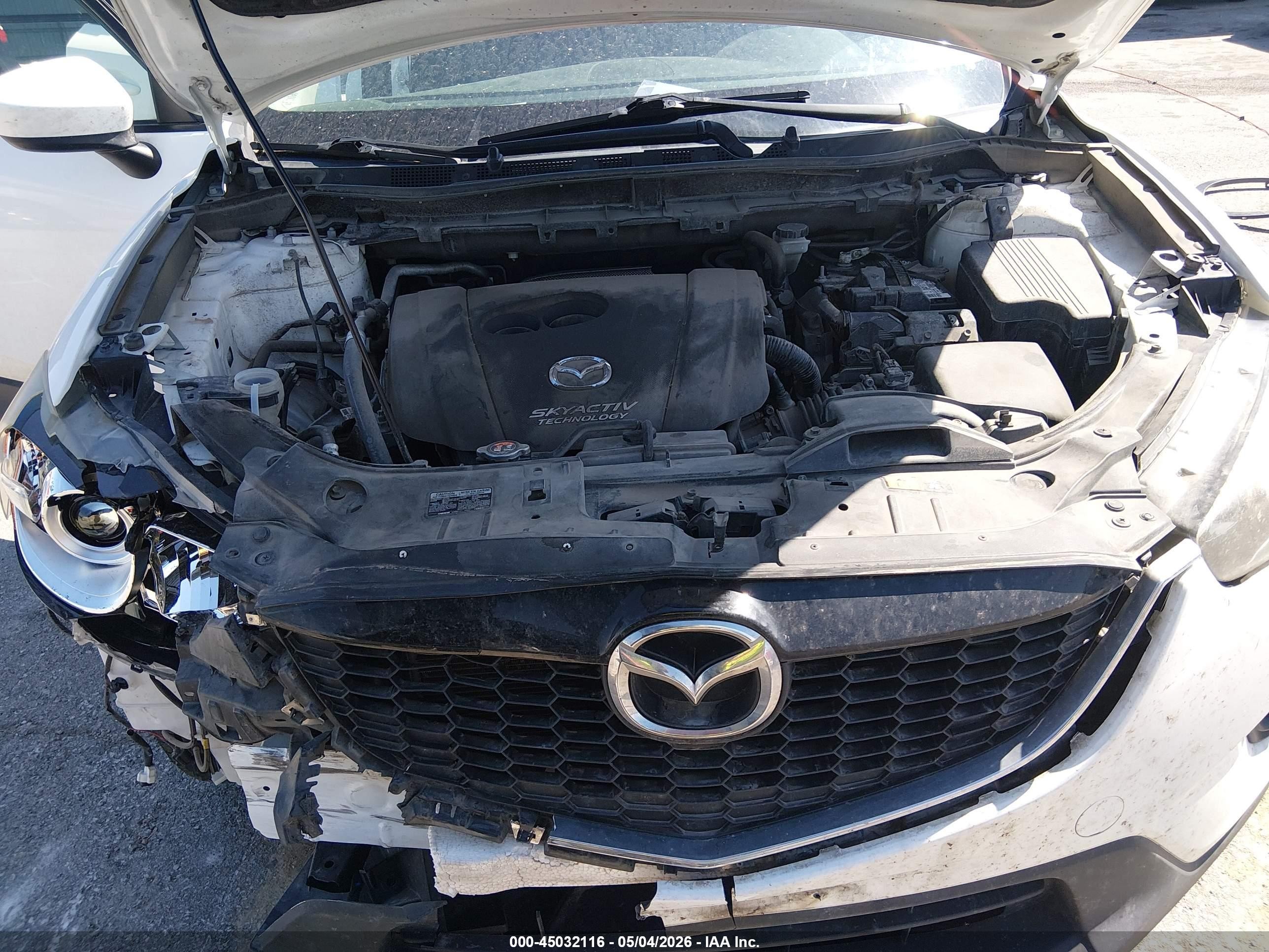 2014 Mazda Cx-5 Touring White vin: JM3KE2CY0E0374873