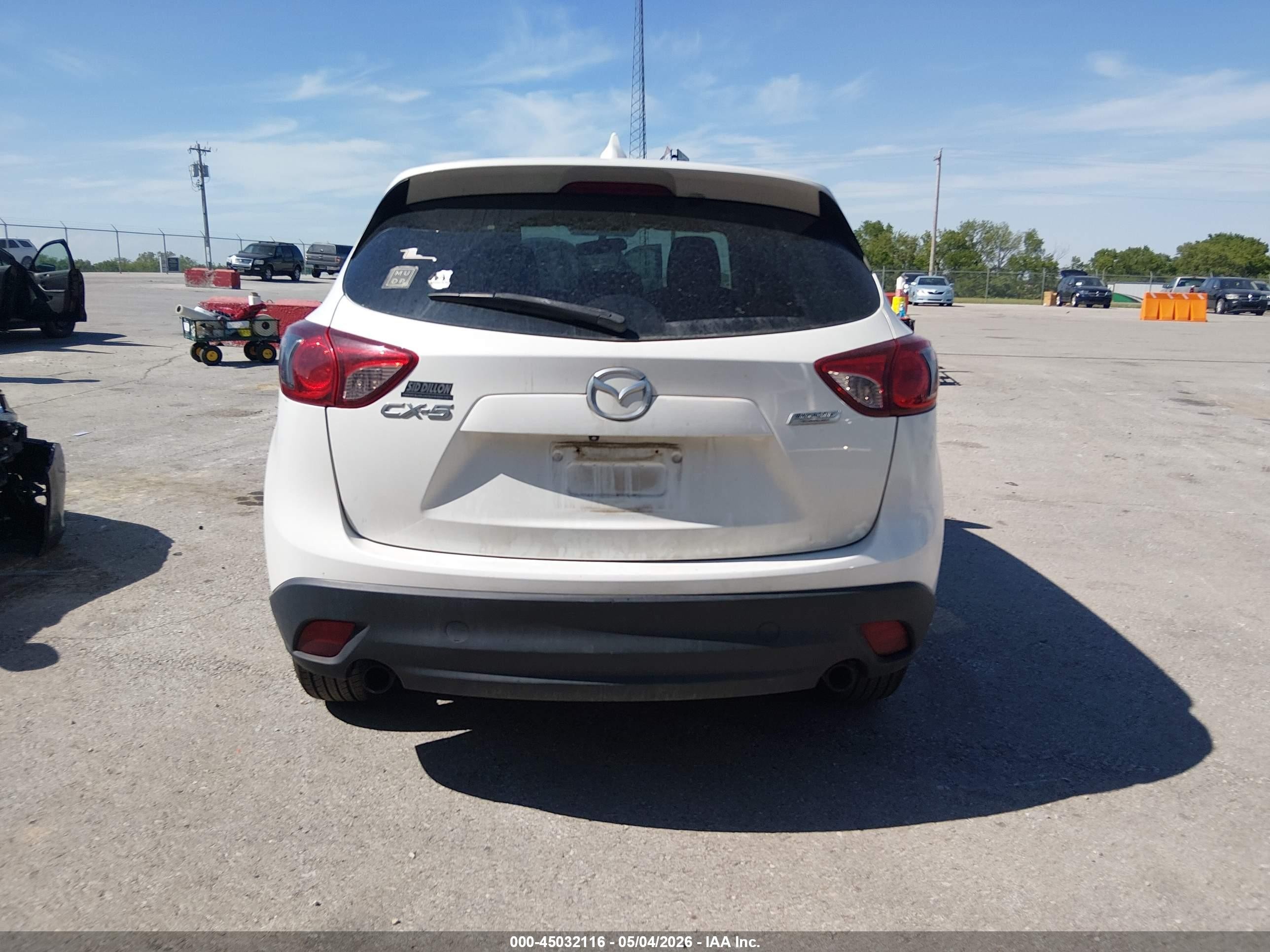 2014 Mazda Cx-5 Touring White vin: JM3KE2CY0E0374873