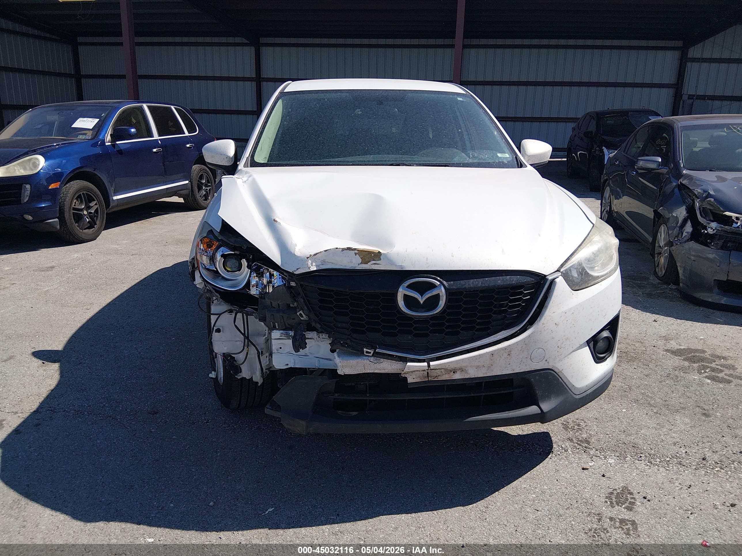 2014 Mazda Cx-5 Touring White vin: JM3KE2CY0E0374873
