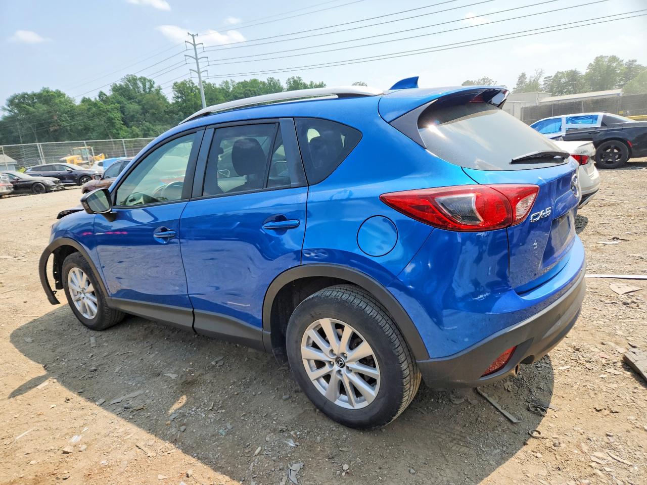 2014 Mazda Cx-5 Touring Blue vin: JM3KE2CY0E0379281