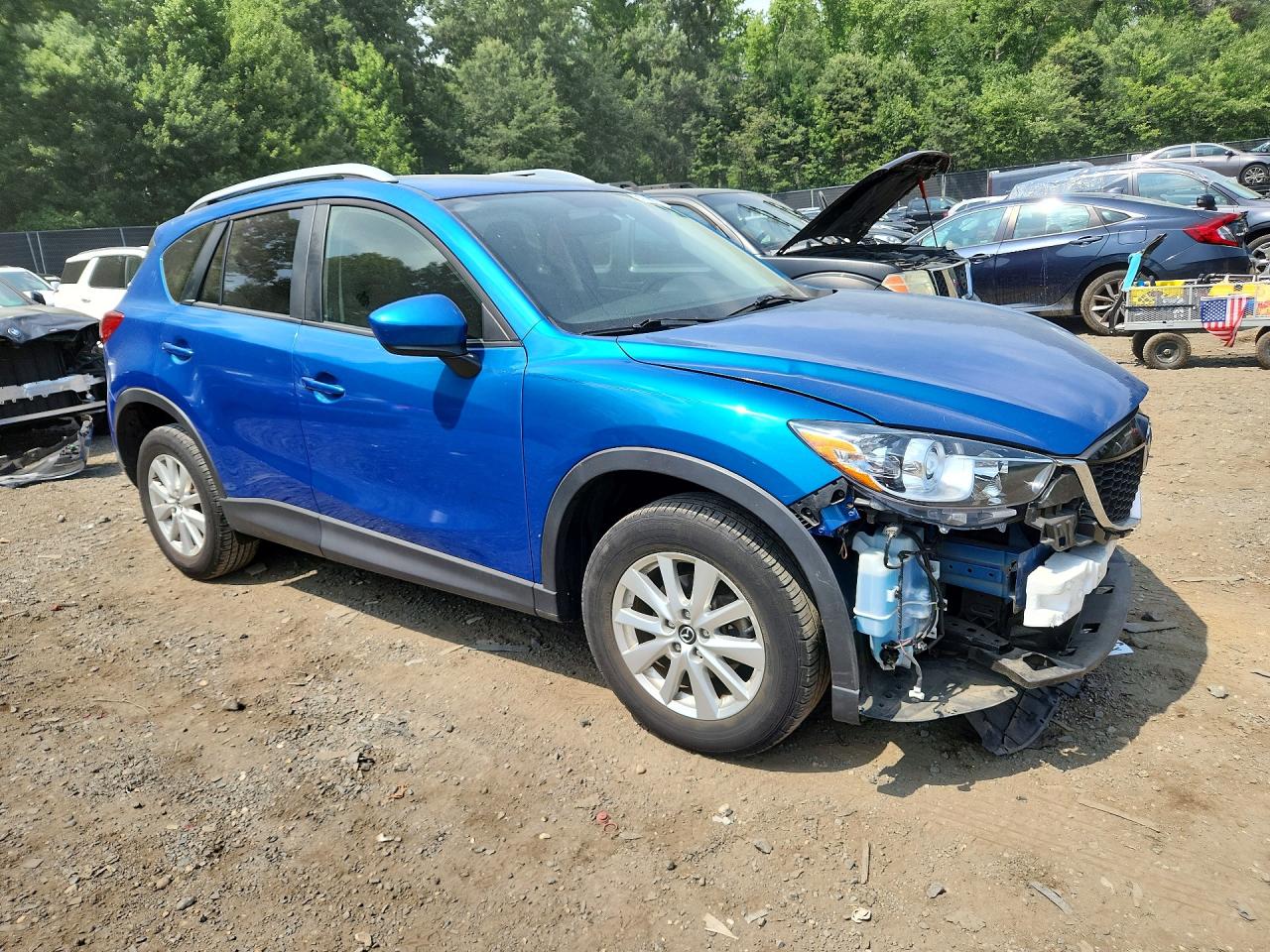 2014 Mazda Cx-5 Touring Blue vin: JM3KE2CY0E0379281