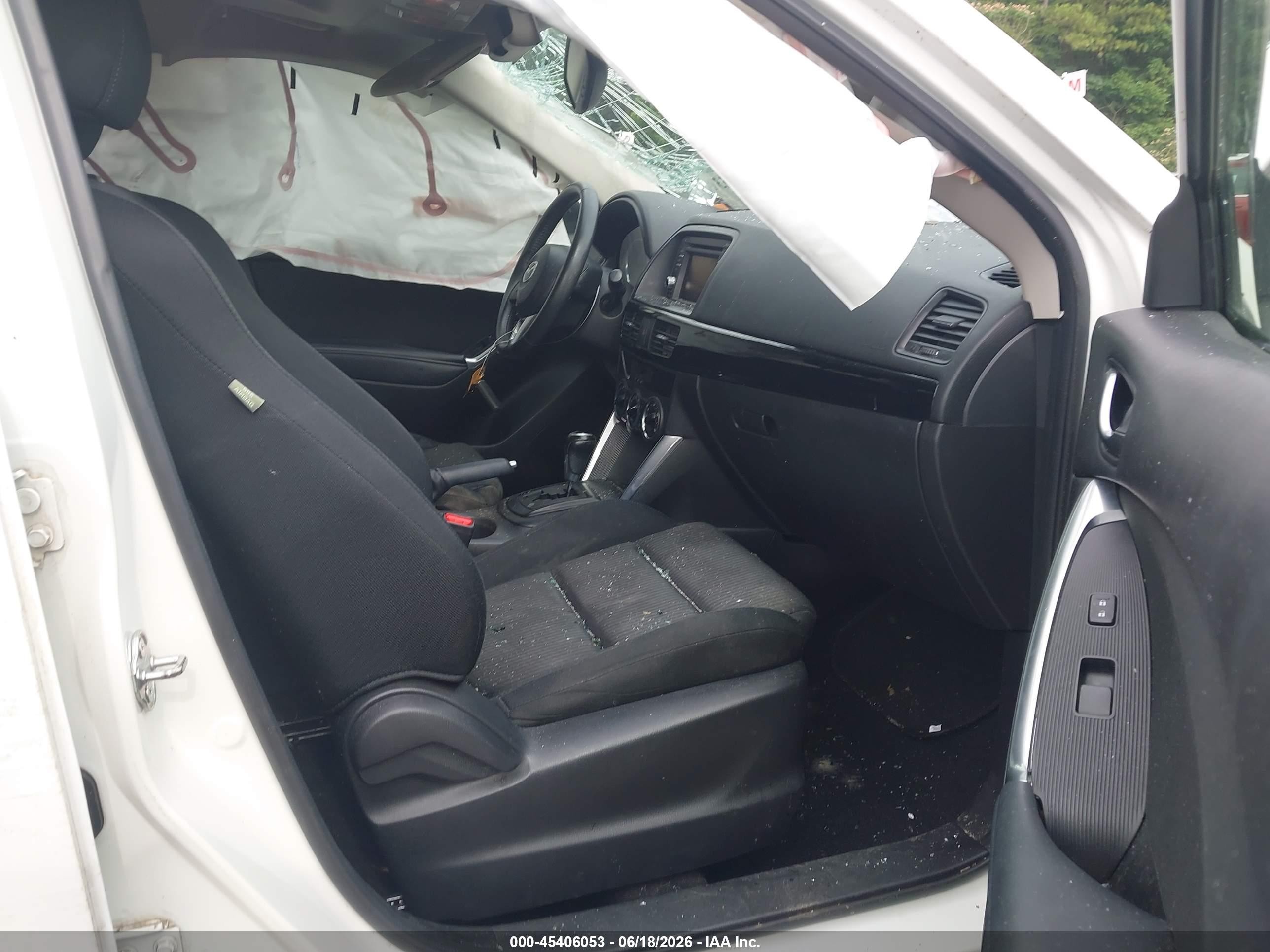 2014 Mazda Cx-5 Touring White vin: JM3KE2CY0E0382455