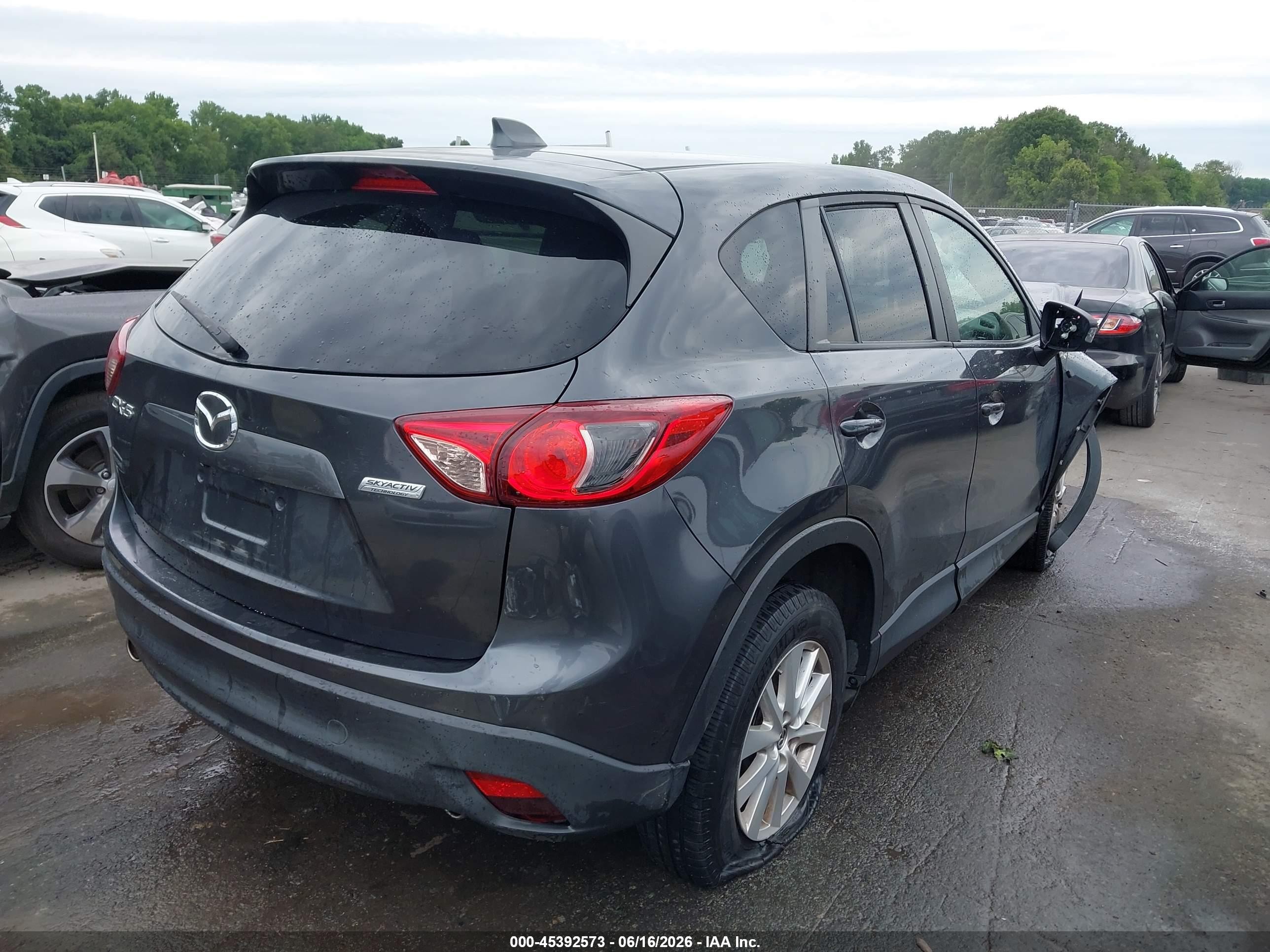 2014 Mazda Cx-5 Touring Серый vin: JM3KE2CY0E0391561