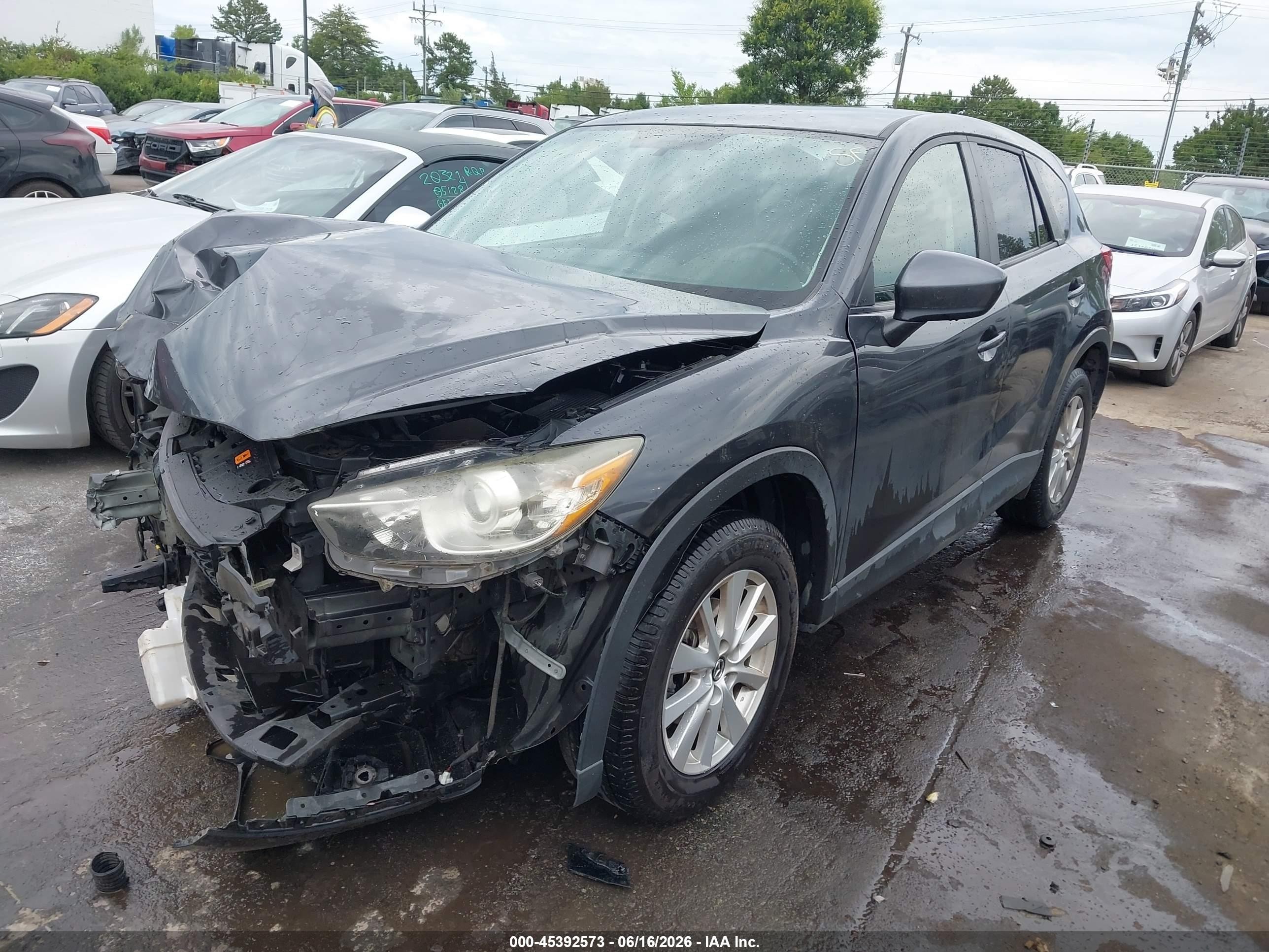 2014 Mazda Cx-5 Touring Серый vin: JM3KE2CY0E0391561