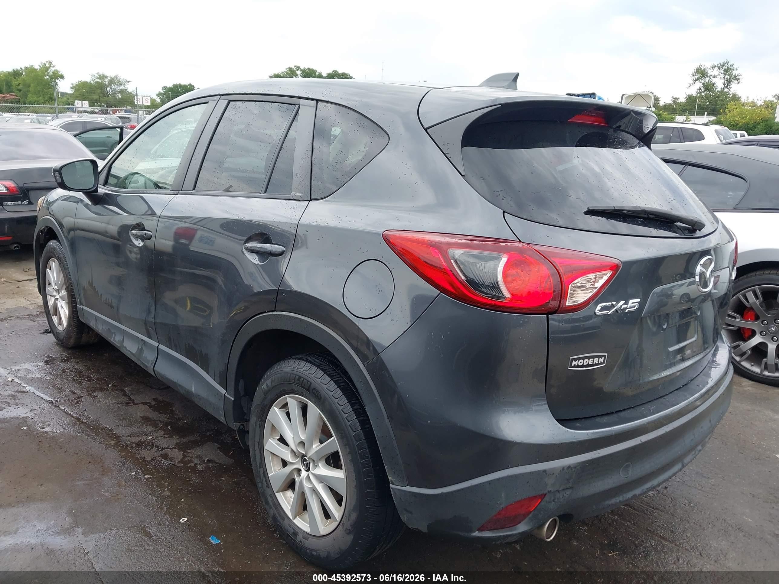 2014 Mazda Cx-5 Touring Серый vin: JM3KE2CY0E0391561