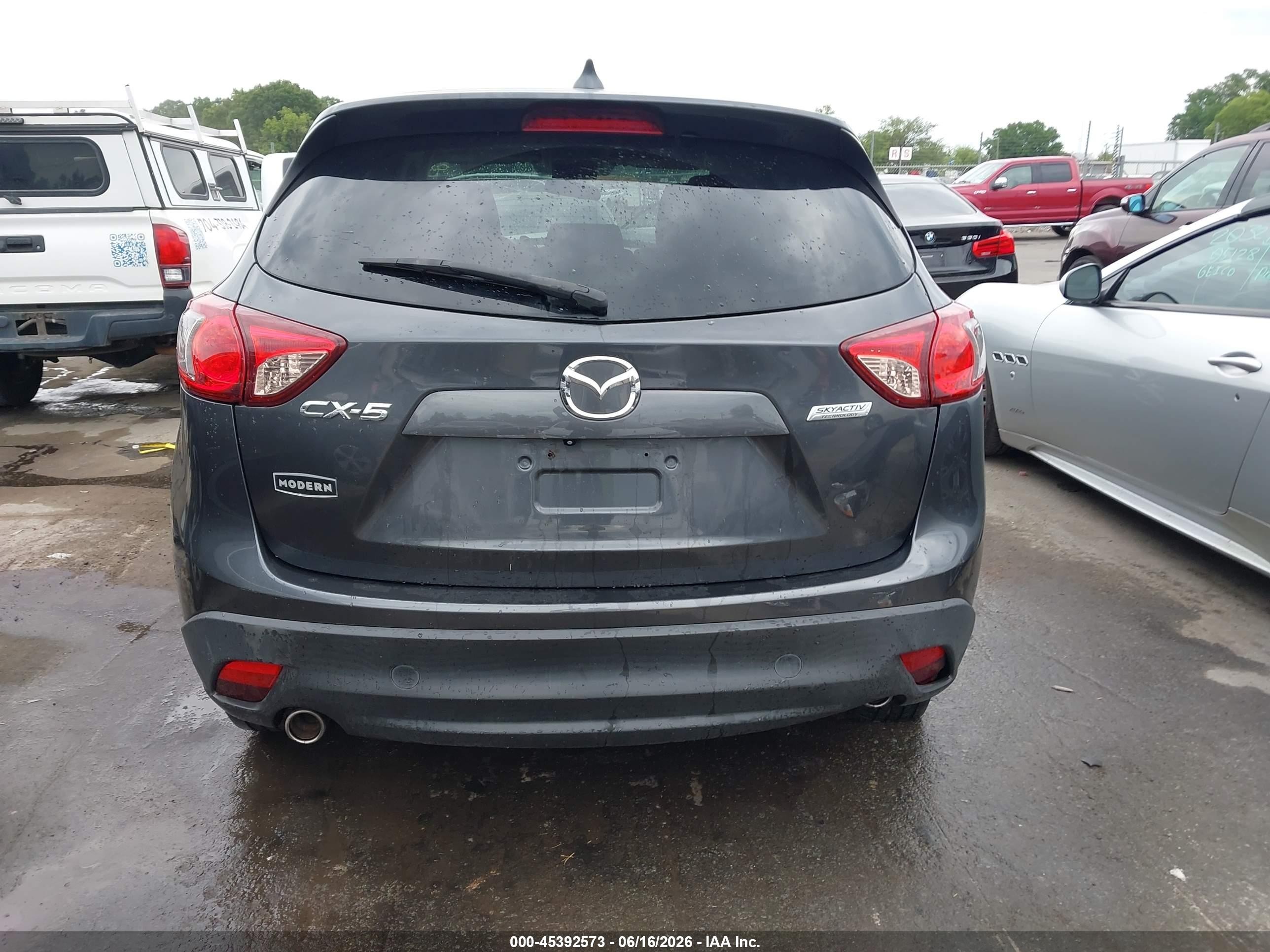 2014 Mazda Cx-5 Touring Серый vin: JM3KE2CY0E0391561