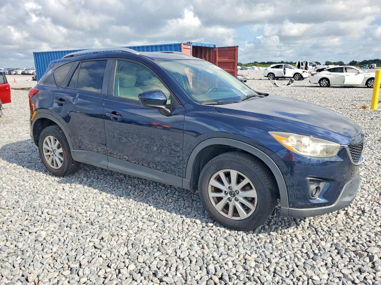 2014 Mazda Cx-5 Touring Blue vin: JM3KE2CY0E0397165