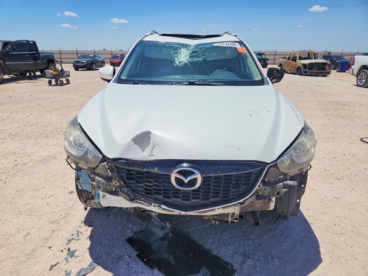 2014 Mazda Cx-5 Touring Белый vin: JM3KE2CY0E0418726