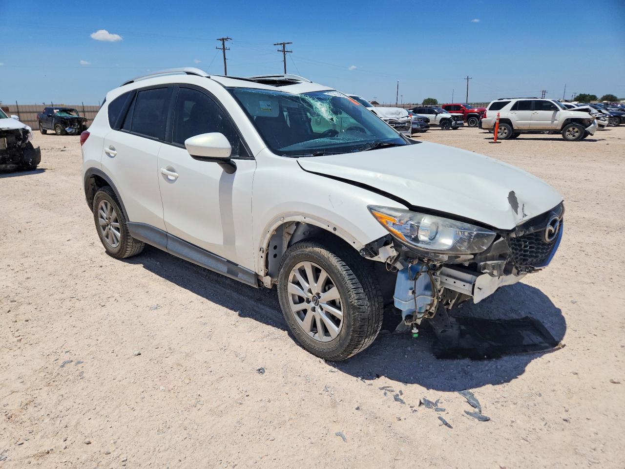 2014 Mazda Cx-5 Touring Белый vin: JM3KE2CY0E0418726