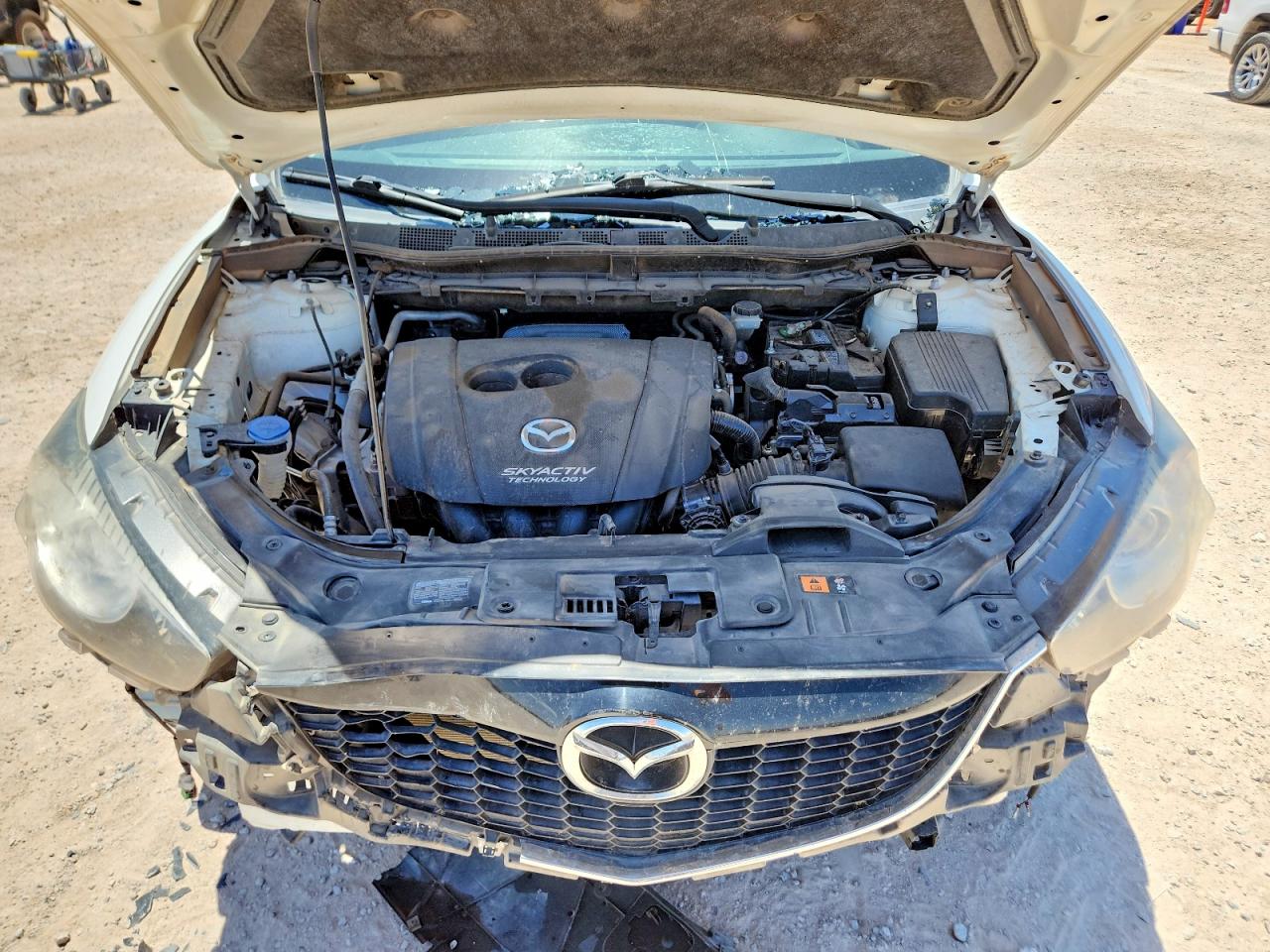 2014 Mazda Cx-5 Touring Белый vin: JM3KE2CY0E0418726